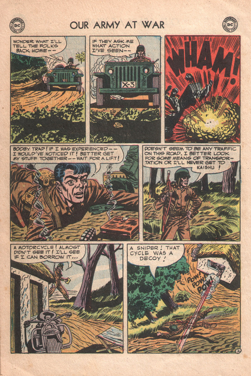 Read online Our Army at War (1952) comic -  Issue #4 - 22