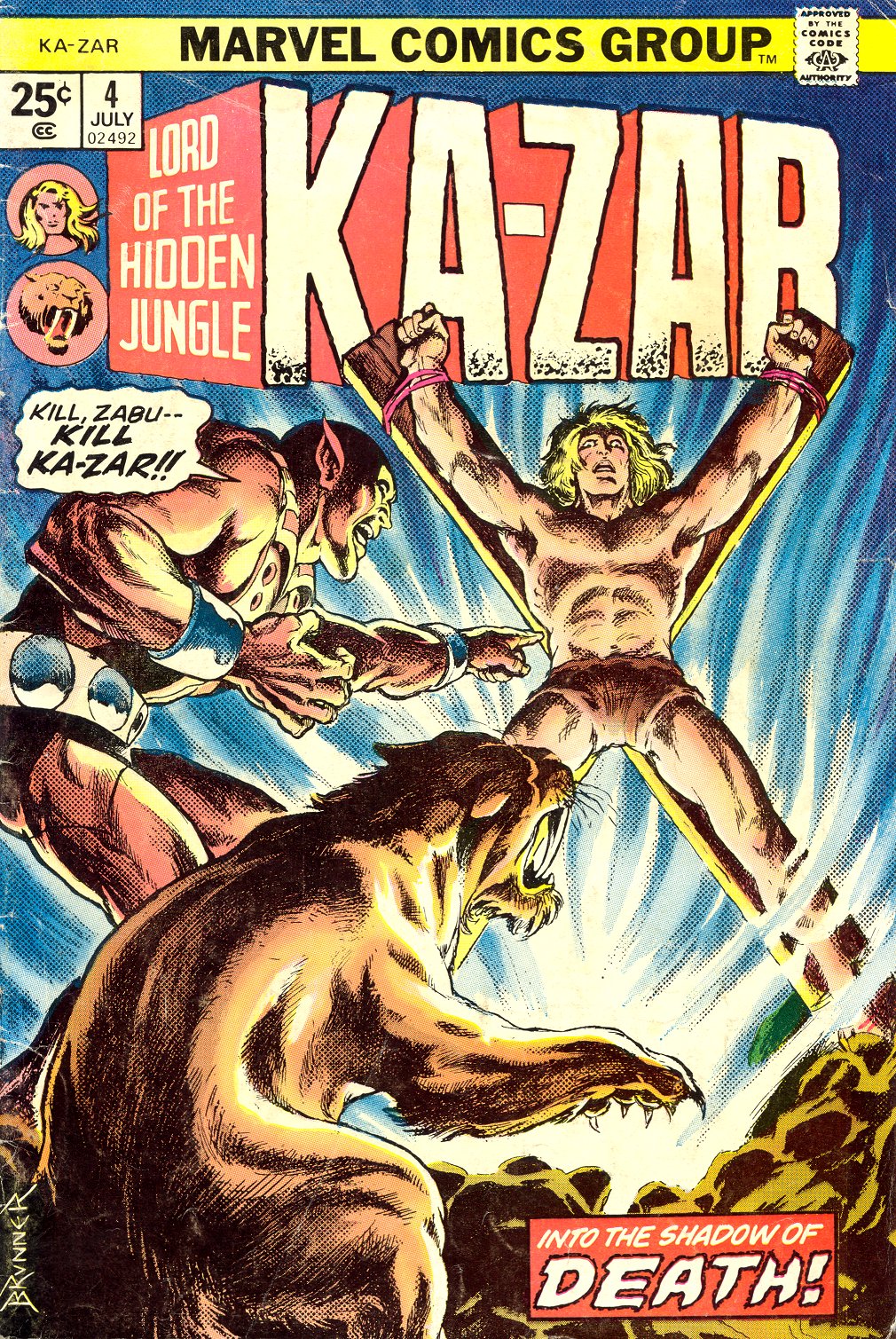 Read online Ka-Zar comic -  Issue #4 - 1