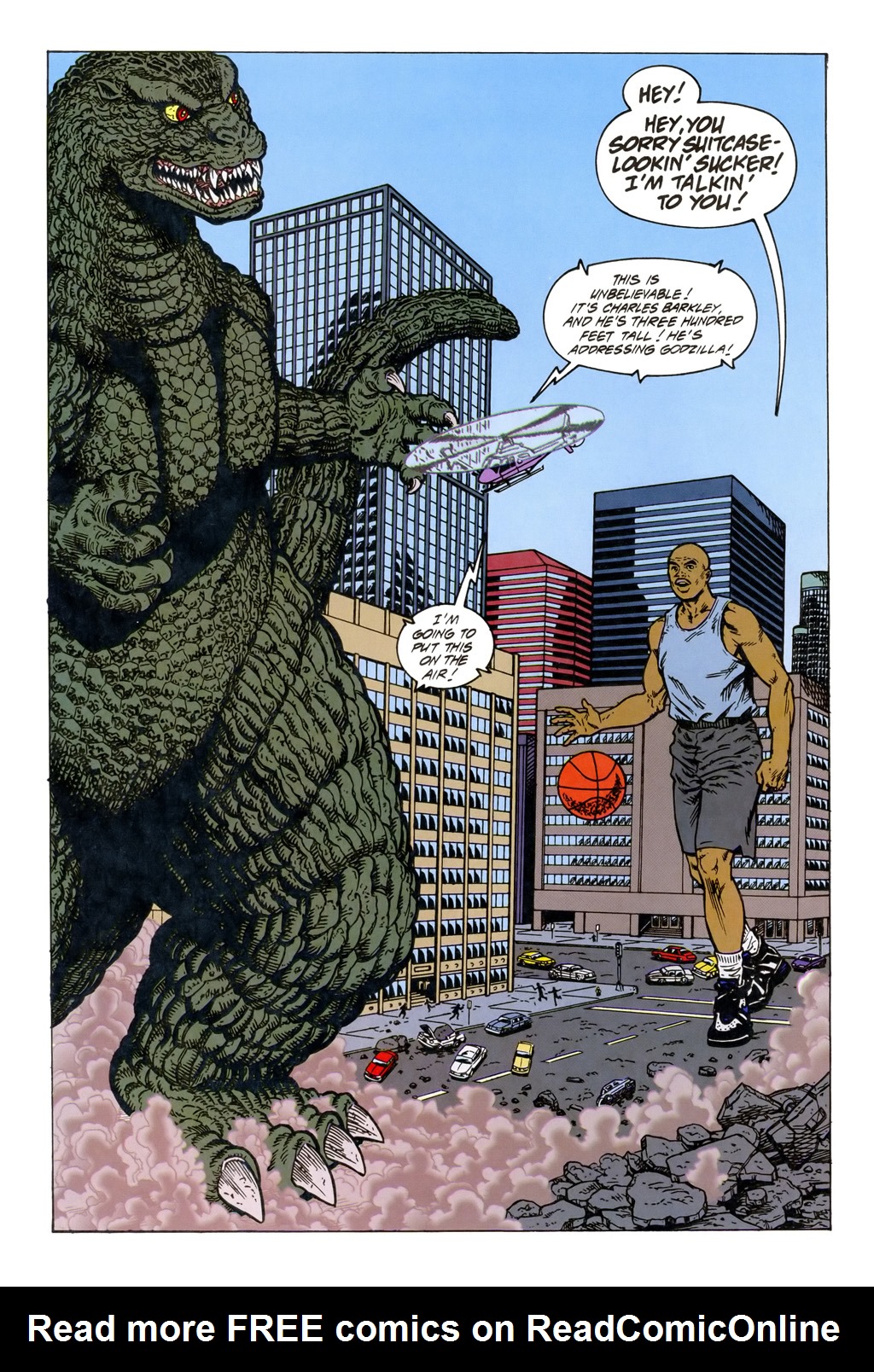 Read online Godzilla vs. Barkley comic -  Issue # Full - 18
