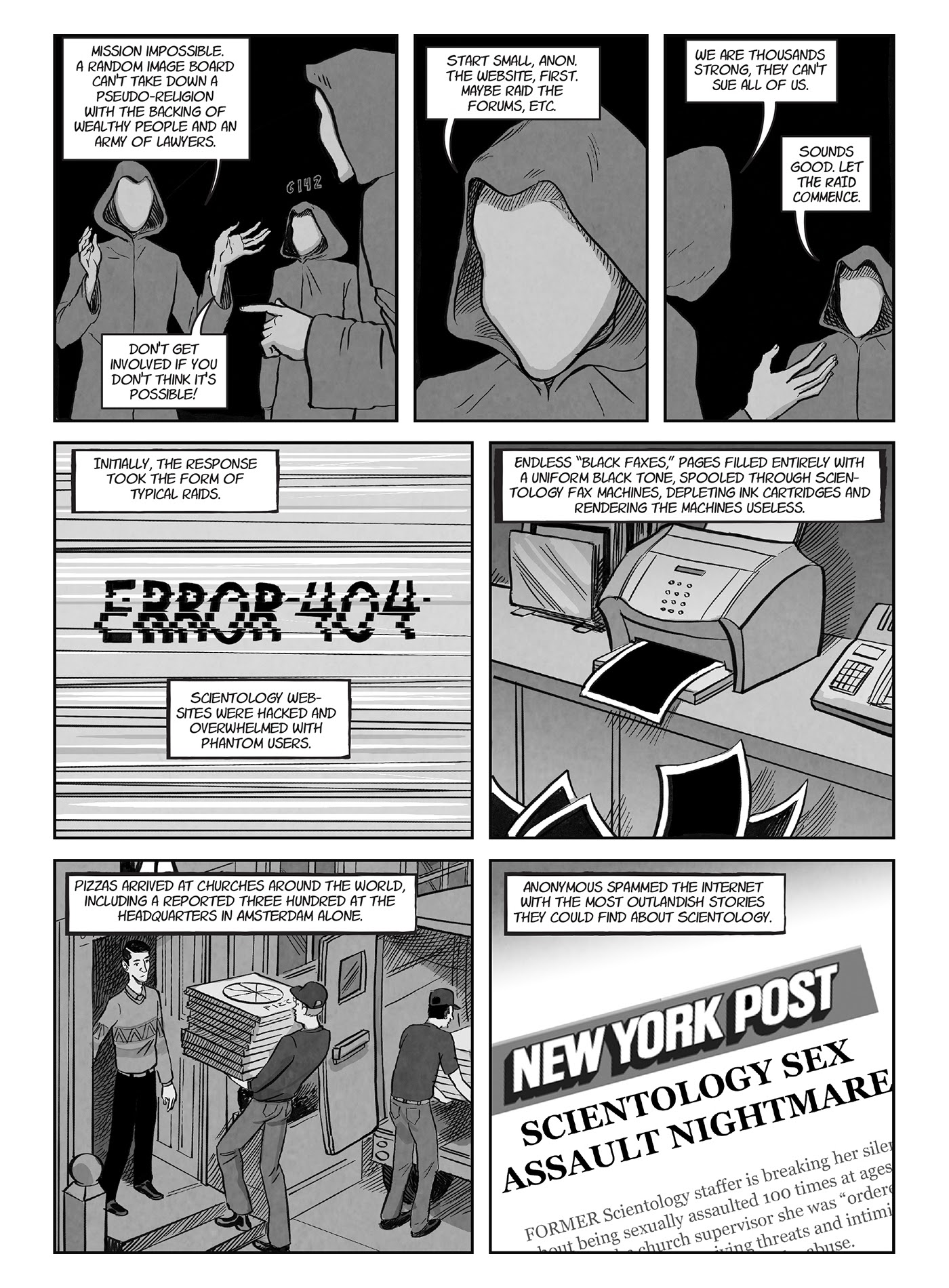 Read online A for Anonymous: How a Mysterious Hacker Collective Transformed the World comic -  Issue # TPB - 35