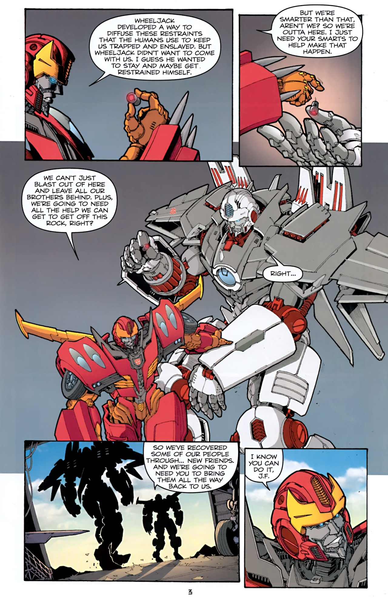 Read online The Transformers (2009) comic -  Issue #3 - 6