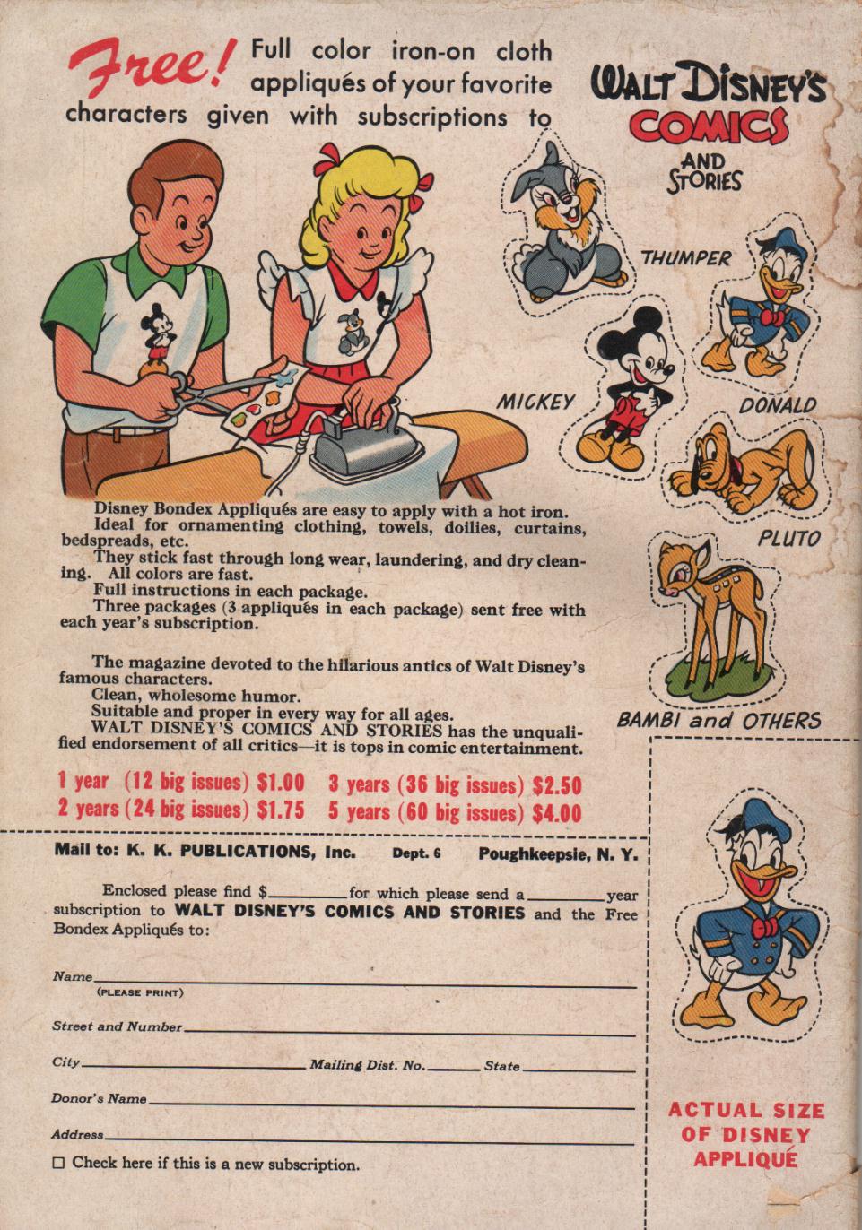 Read online Walt Disney's Comics and Stories comic -  Issue #105 - 52