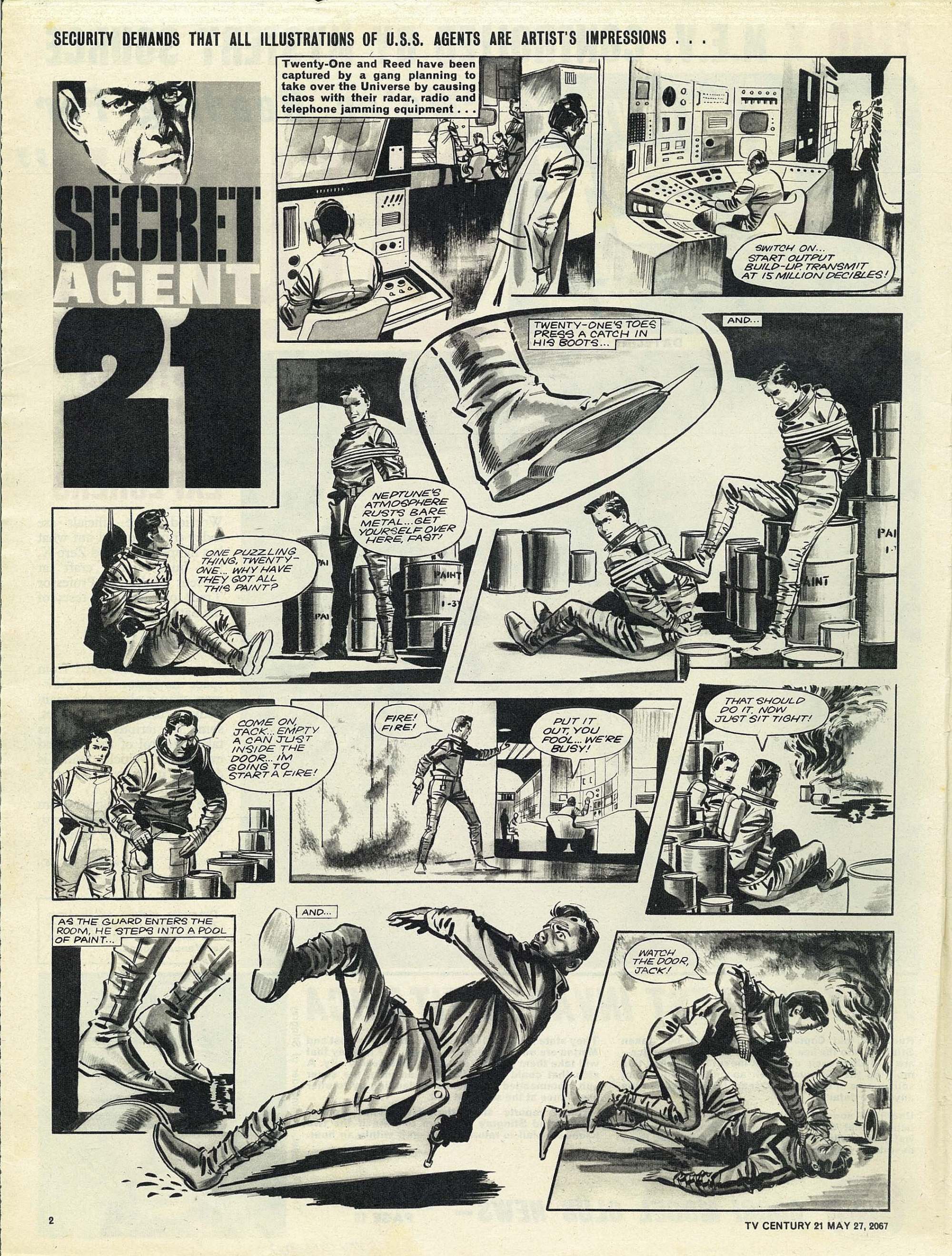 Read online TV Century 21 (TV 21) comic -  Issue #123 - 2