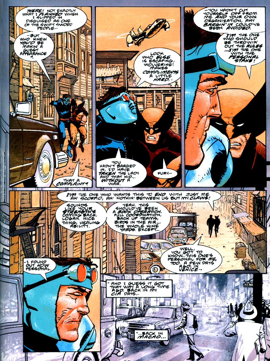 Read online Marvel Graphic Novel comic -  Issue #50 - Wolverine & Nick Fury - The Scorpio Connection - 42