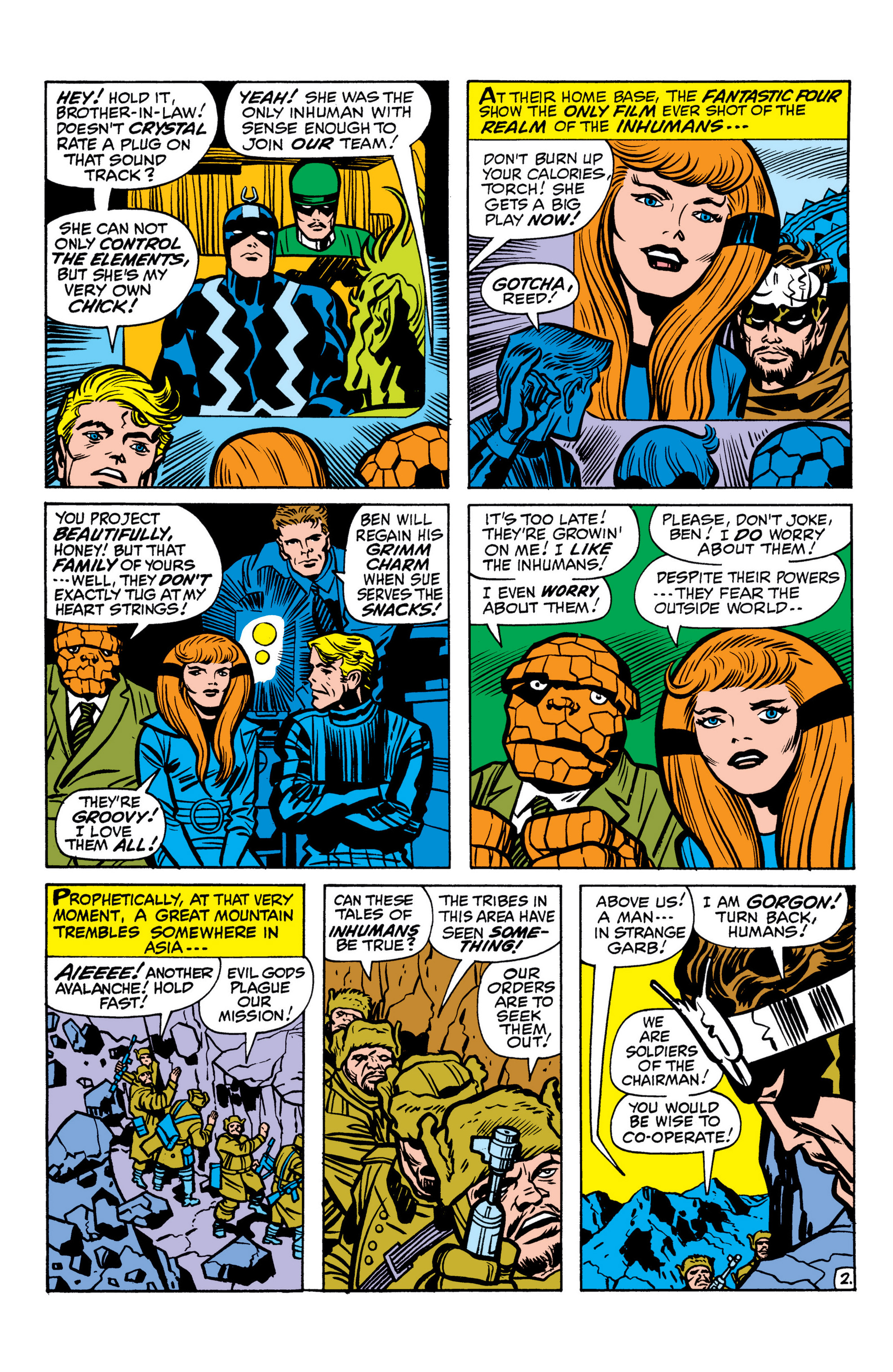Read online Marvel Masterworks: The Inhumans comic -  Issue # TPB 1 (Part 1) - 71