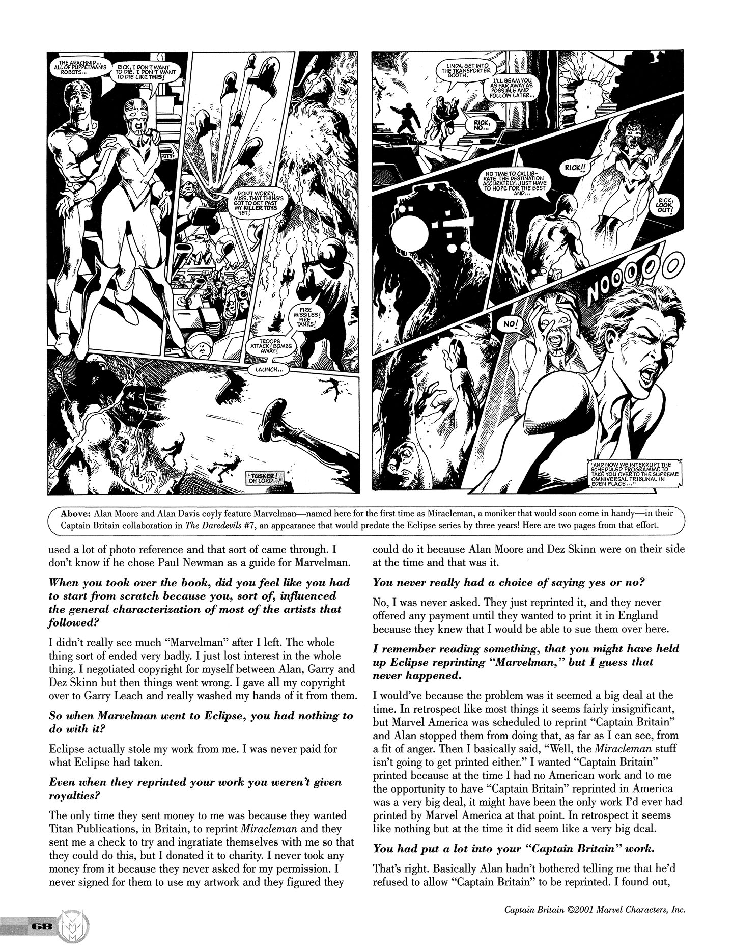 Read online Kimota!: The Miracleman Companion comic -  Issue # Full - 69