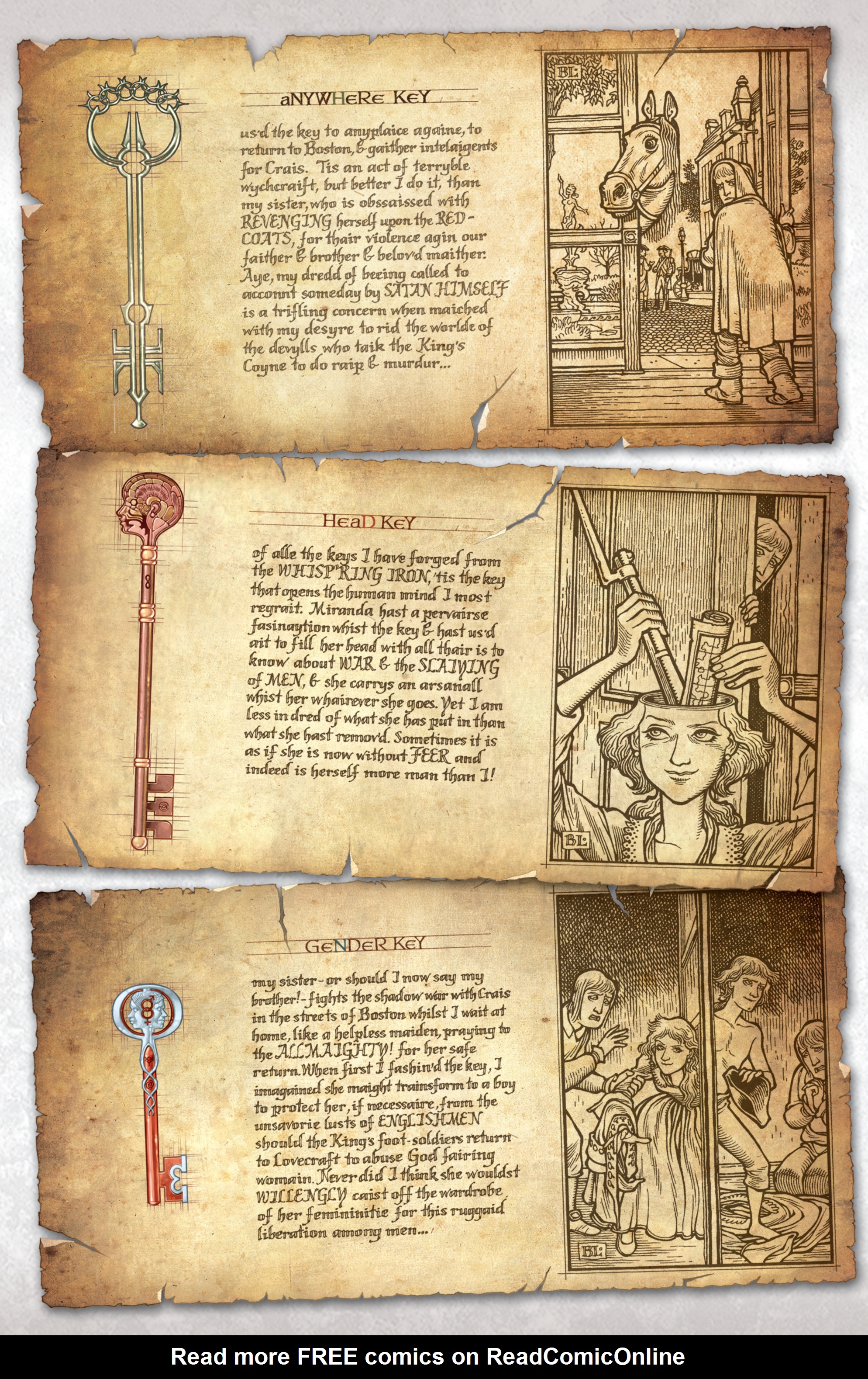 Read online Locke & Key: Guide to the Known Keys comic -  Issue # Full - 20