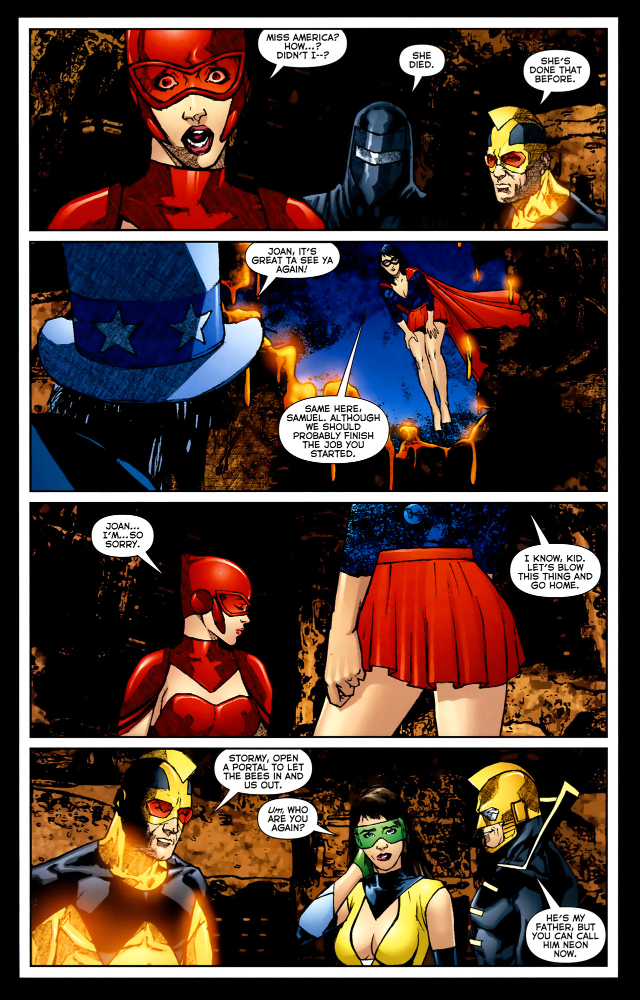 Read online Uncle Sam and the Freedom Fighters (2007) comic -  Issue #8 - 11