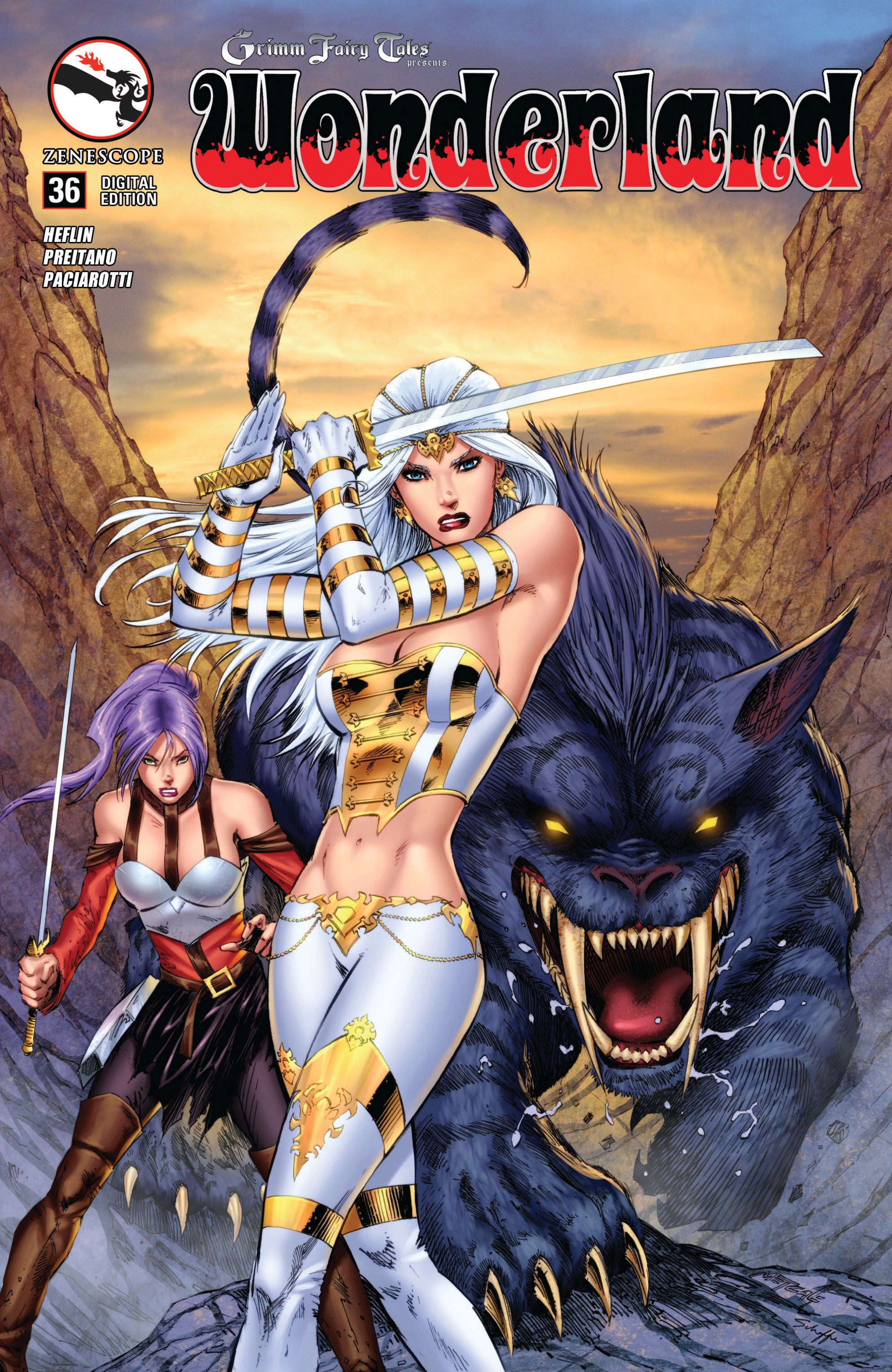 Read online Grimm Fairy Tales presents Wonderland comic -  Issue #36 - 1