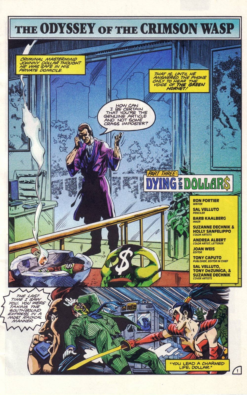 The Green Hornet (1991) issue 14 - Page 2