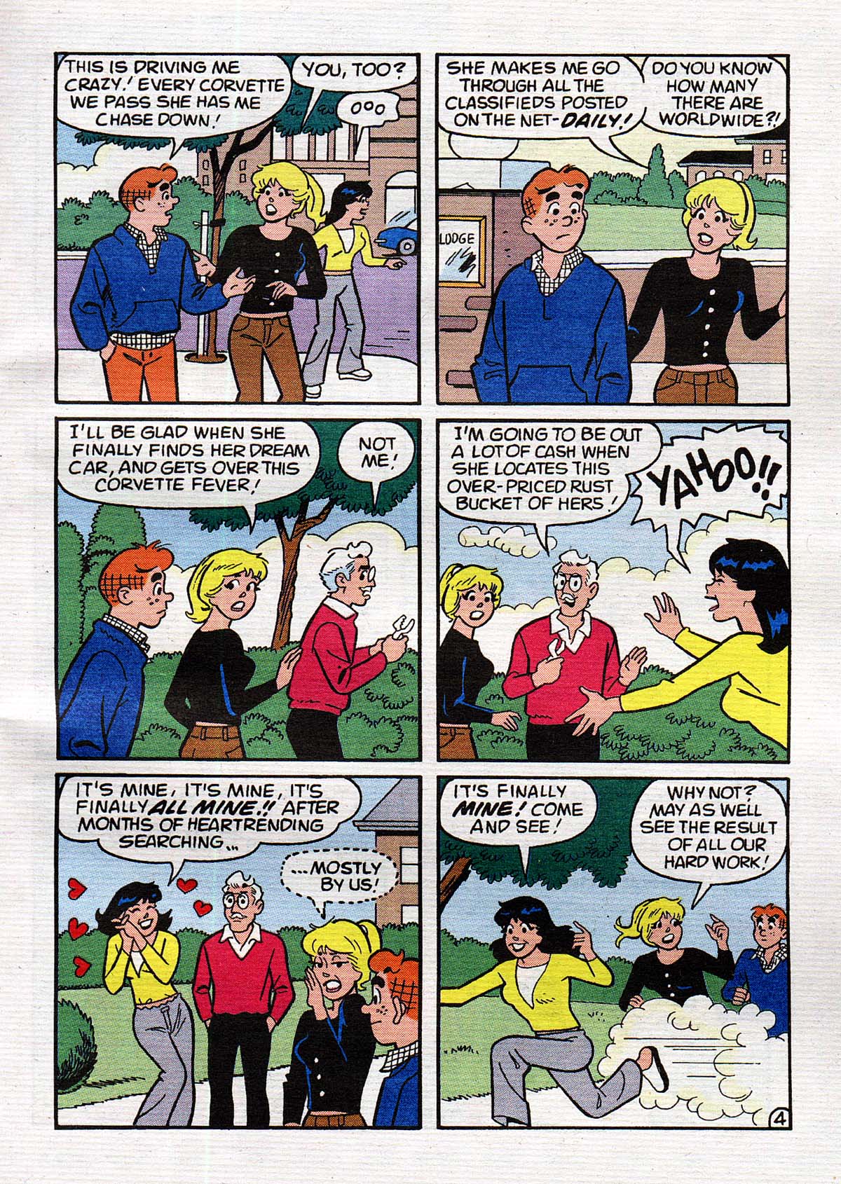 Read online Betty and Veronica Digest Magazine comic -  Issue #151 - 76