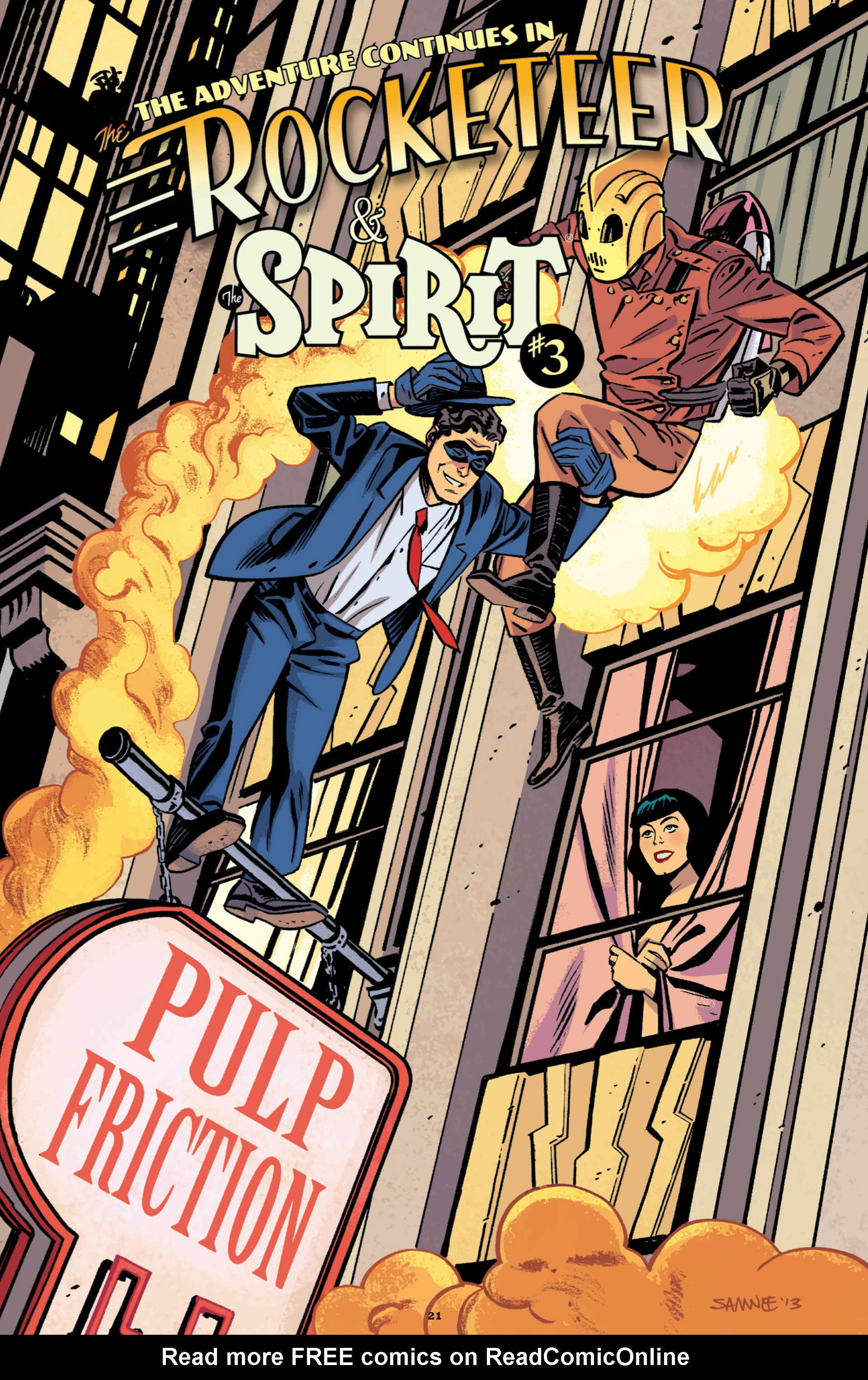 Read online The Rocketeer/The Spirit: Pulp Friction comic -  Issue #2 - 24