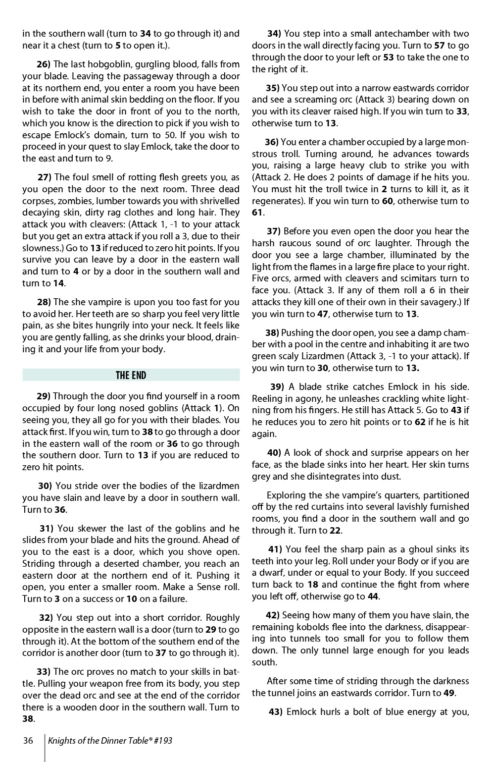 Read online Knights of the Dinner Table comic -  Issue #193 - 38