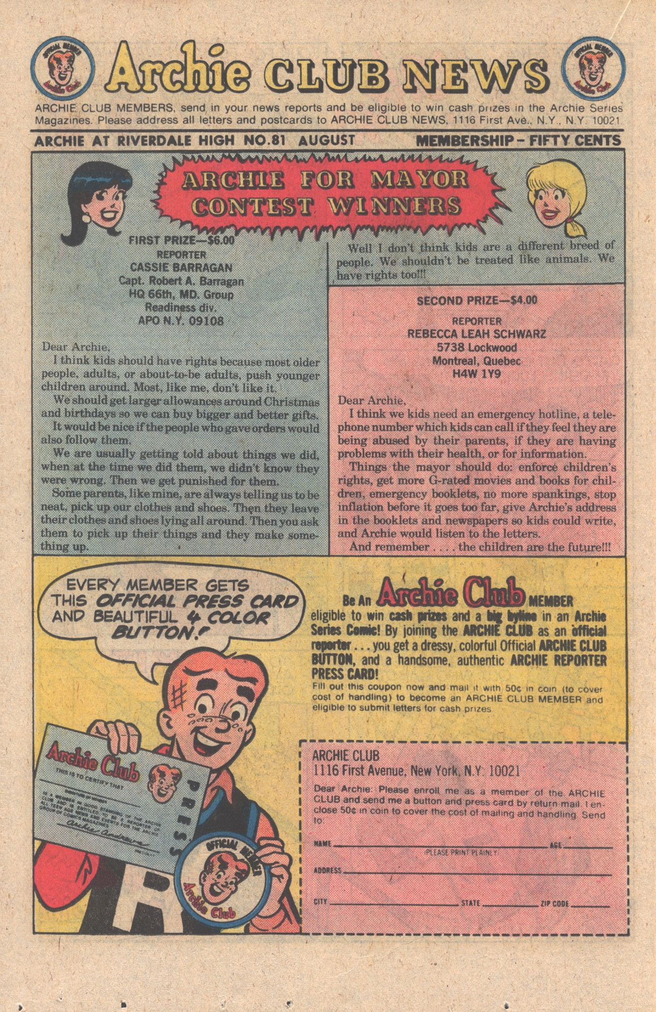 Read online Archie at Riverdale High (1972) comic -  Issue #81 - 18