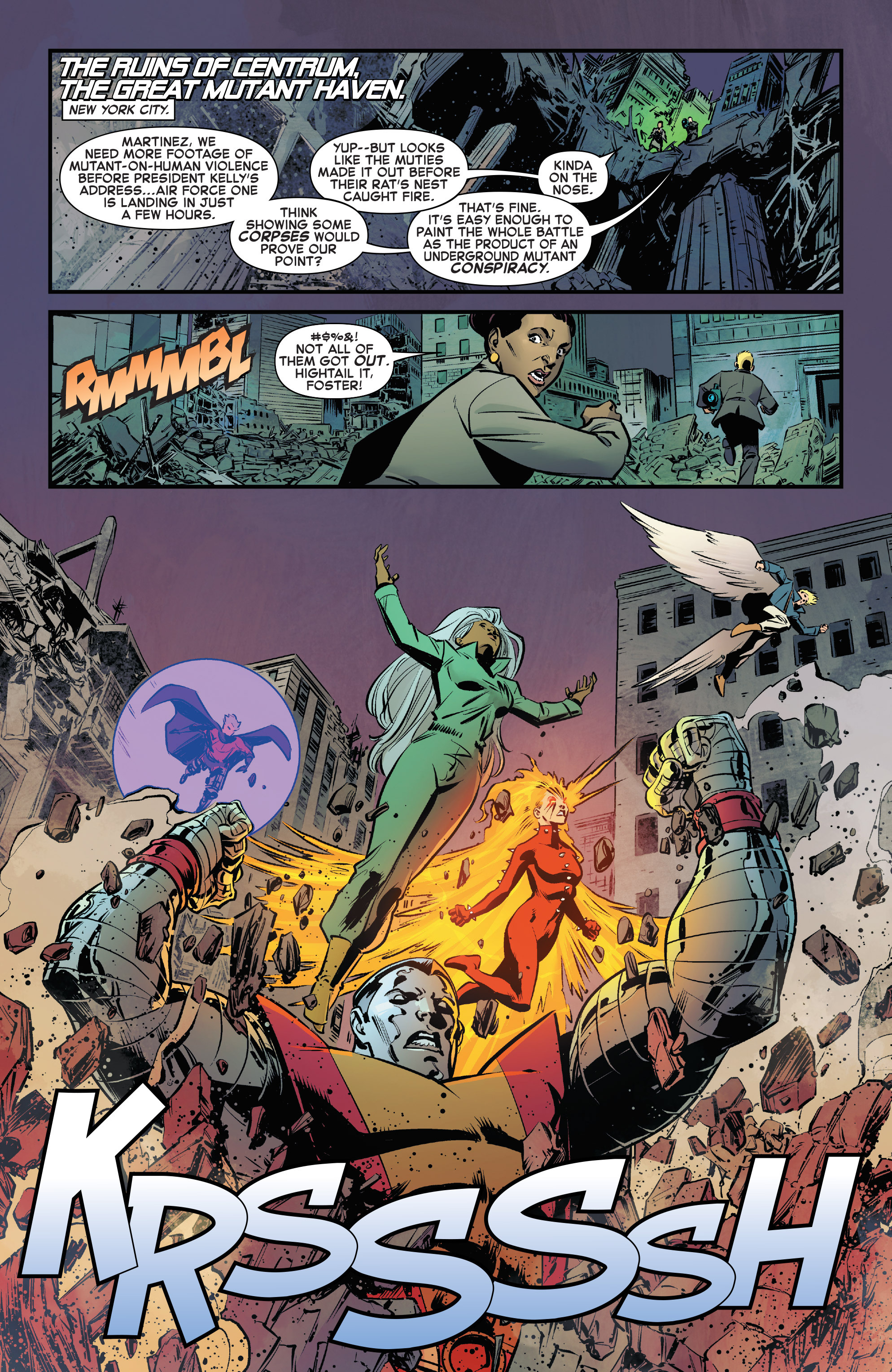 Read online Years of Future Past comic -  Issue #4 - 3