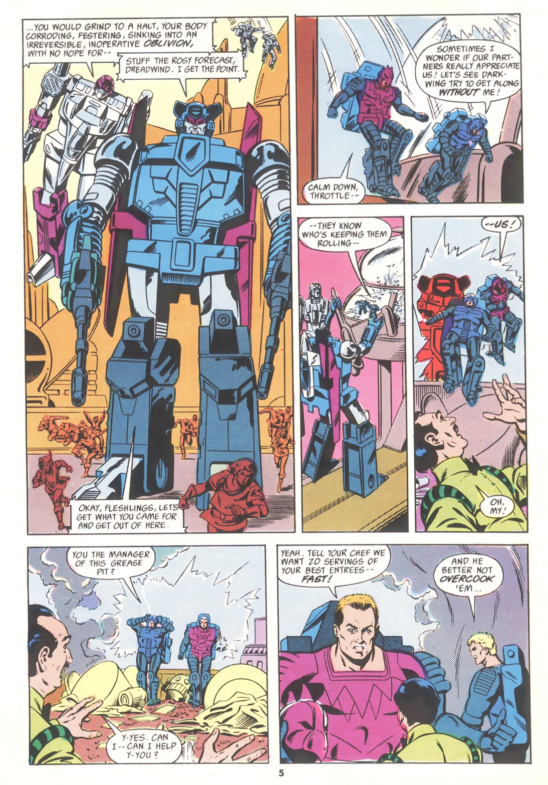 Read online The Transformers (UK) comic -  Issue #176 - 5