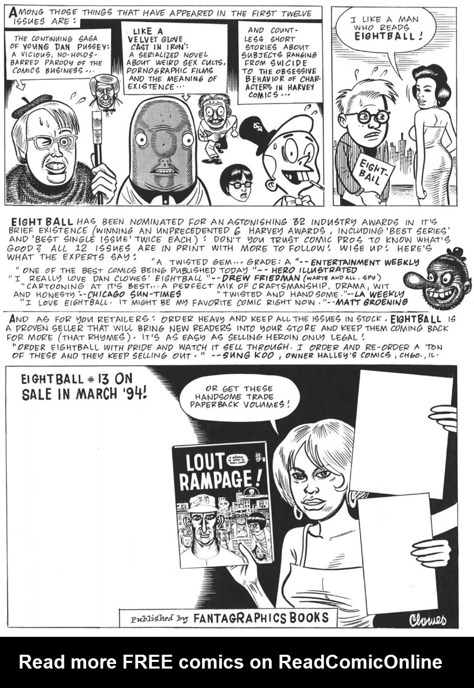 Read online The Art of Daniel Clowes: Modern Cartoonist comic -  Issue # TPB - 22
