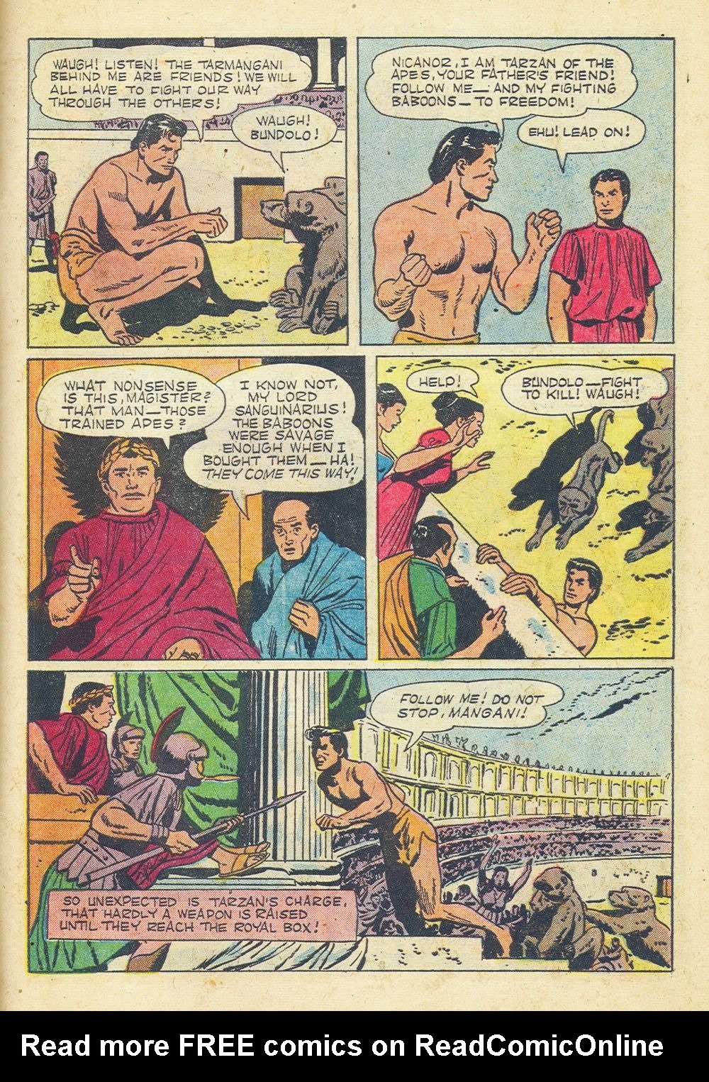 Read online Tarzan (1948) comic -  Issue #58 - 37