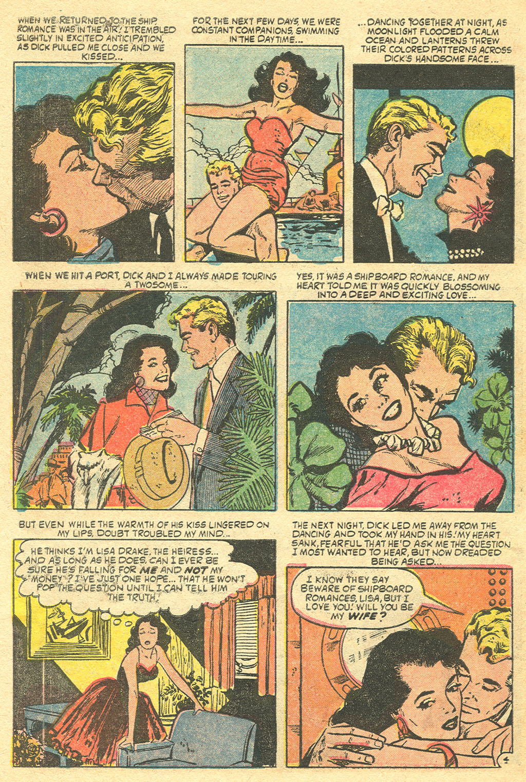 Read online Love Romances comic -  Issue #48 - 6