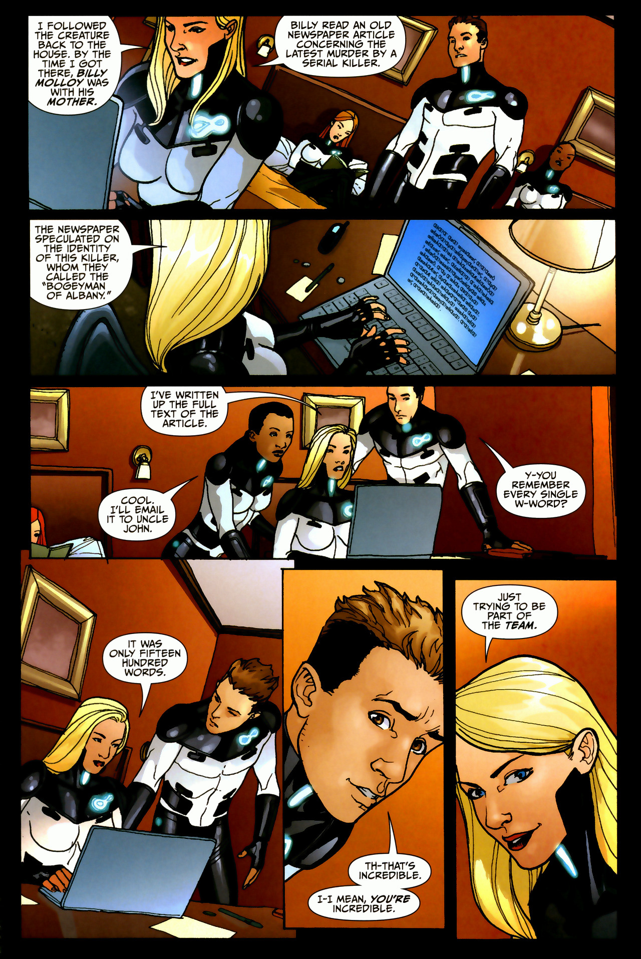 Read online Infinity Inc. (2007) comic -  Issue #9 - 15