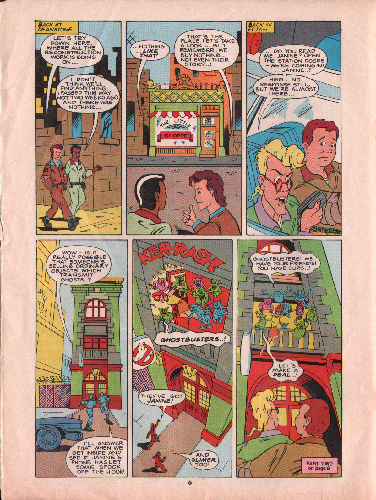 Read online The Real Ghostbusters comic -  Issue #5 - 6