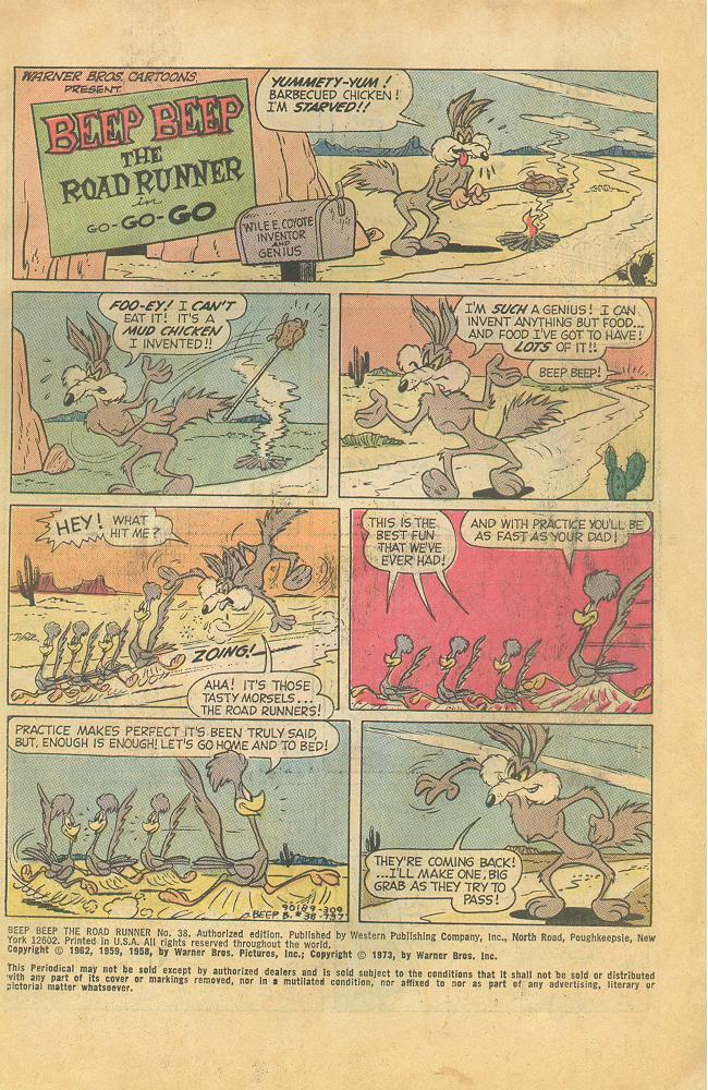 Read online Beep Beep The Road Runner comic -  Issue #38 - 2