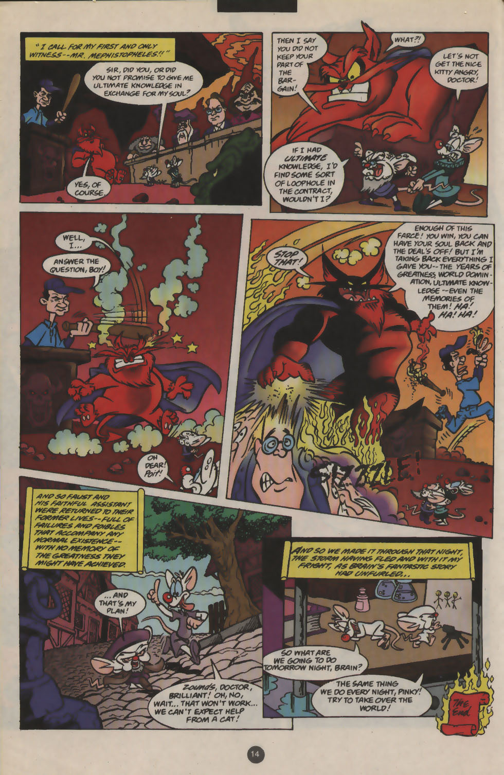 Read online Pinky and The Brain comic -  Issue #7 - 13