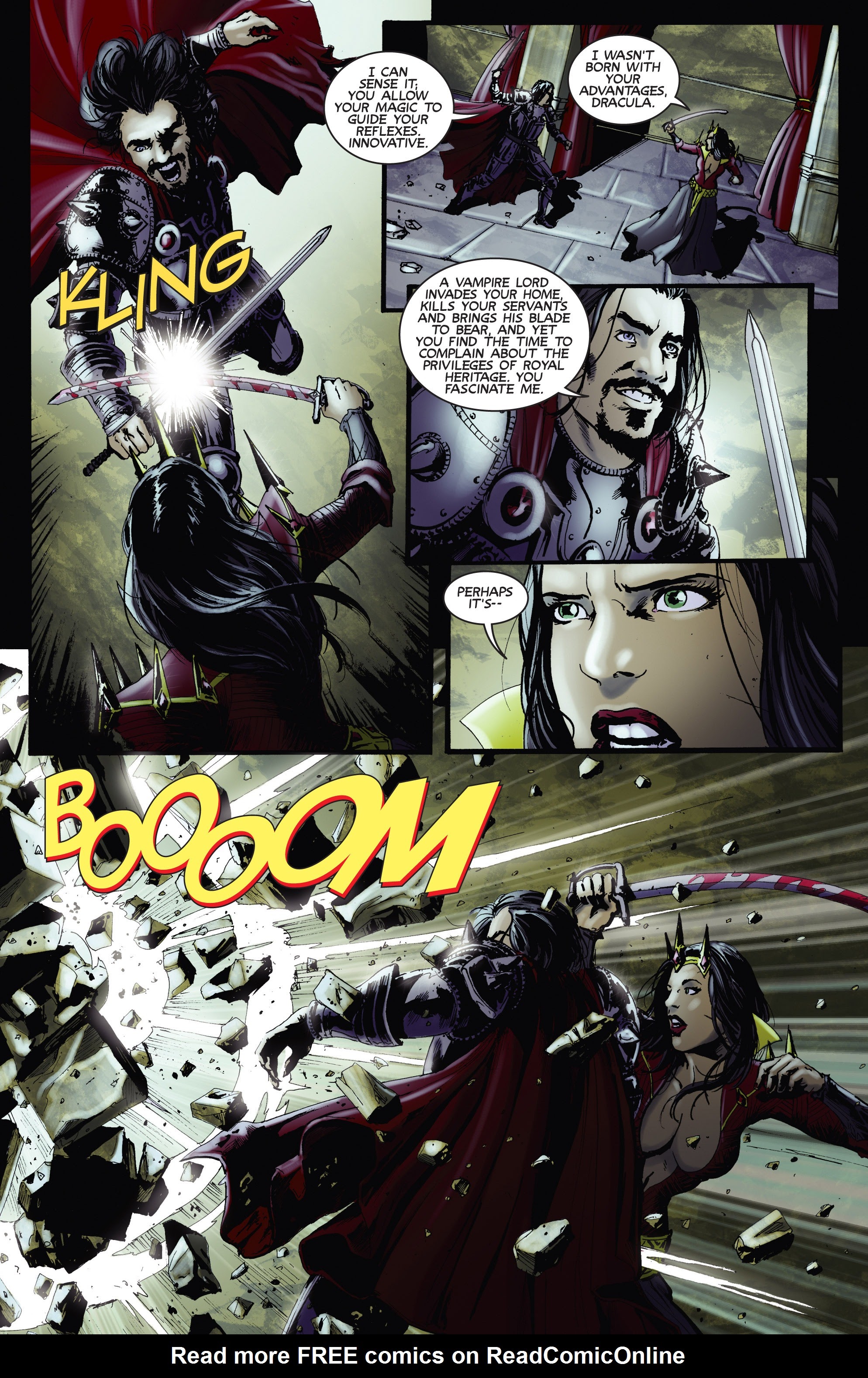 Read online Blood Queen Vs. Dracula comic -  Issue #4 - 13