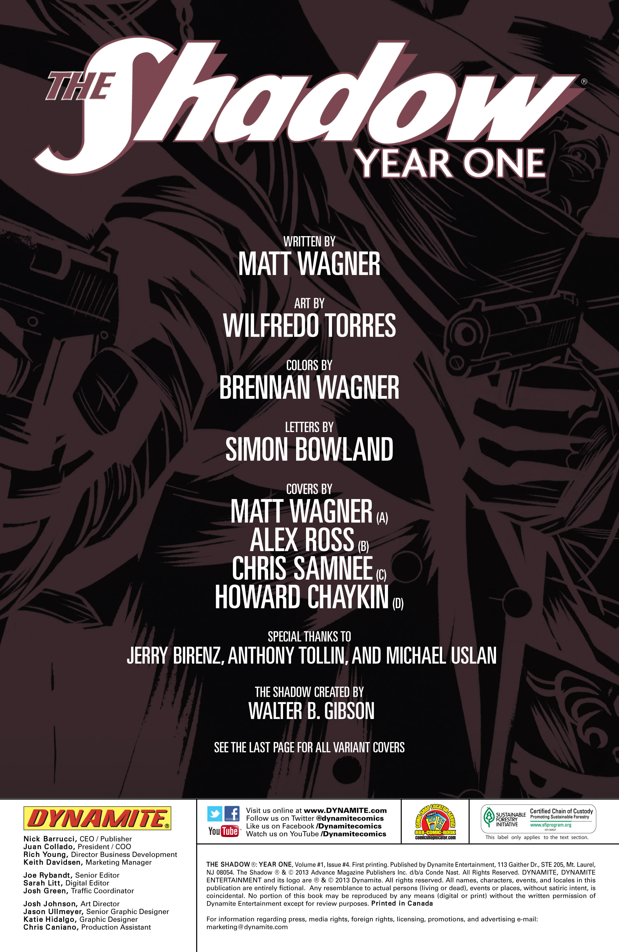 Read online The Shadow: Year One comic -  Issue #4 - 5