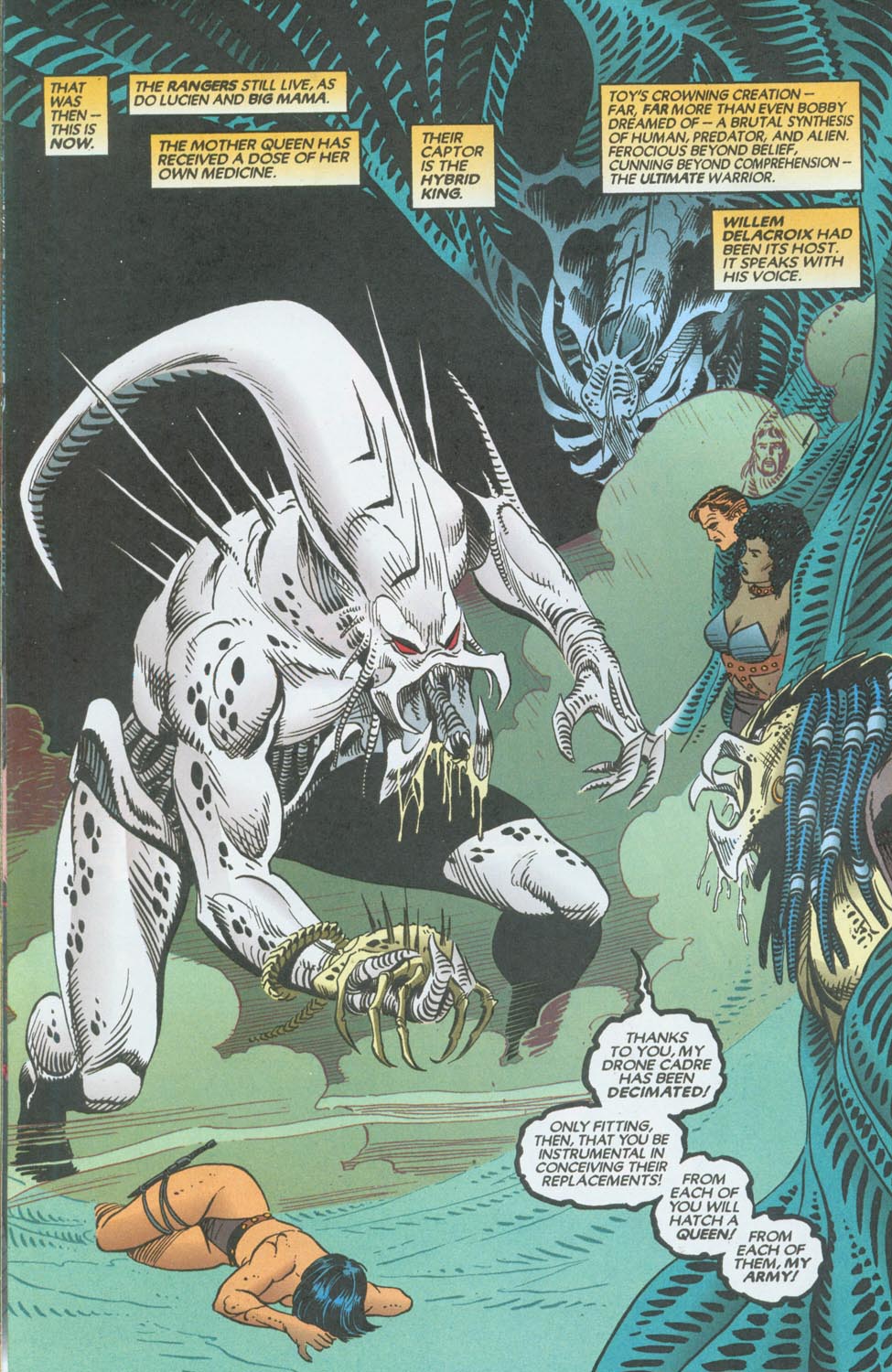 Read online Aliens/Predator: The Deadliest of the Species comic -  Issue #12 - 16