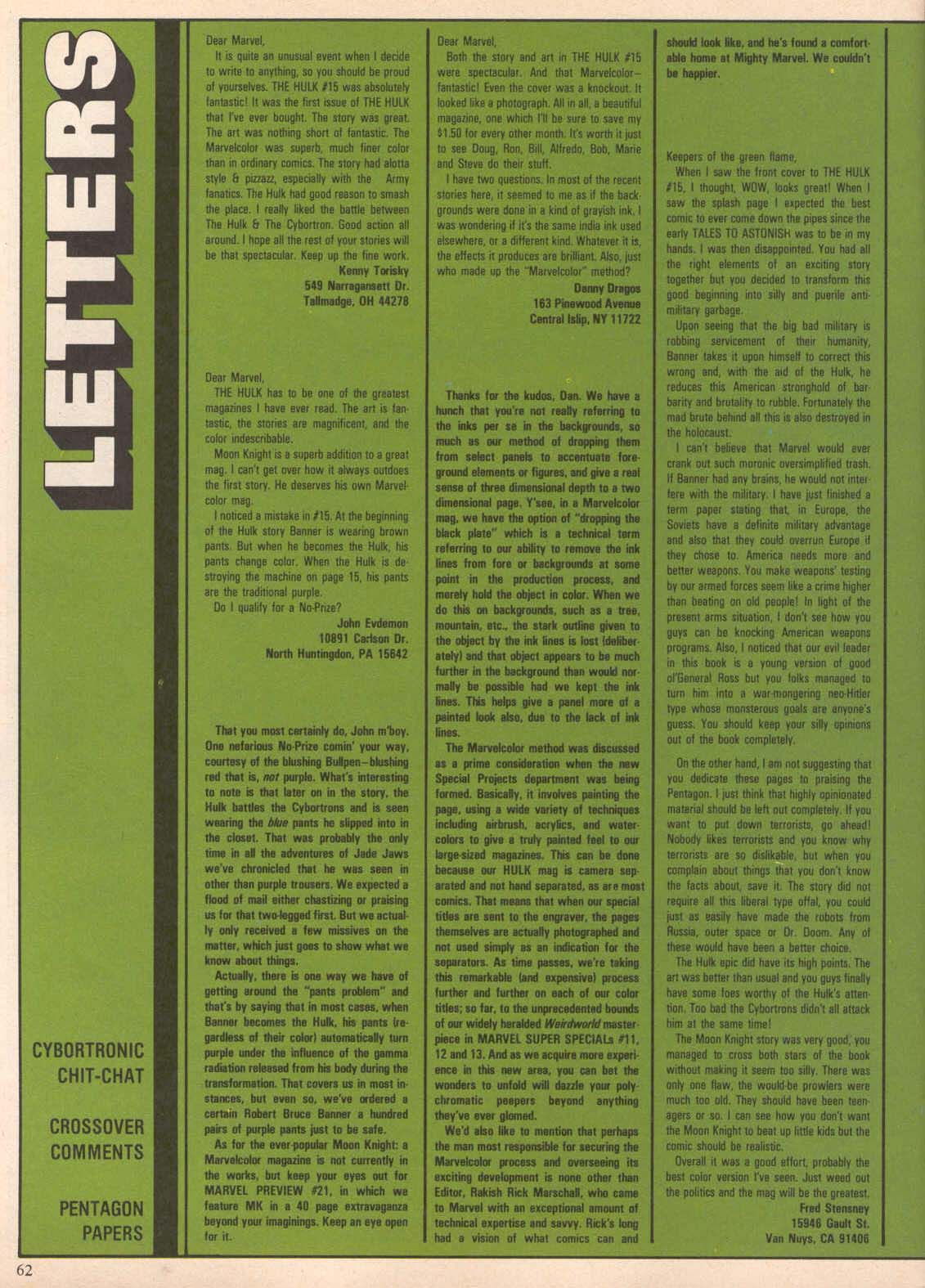 Read online Hulk (1978) comic -  Issue #18 - 63