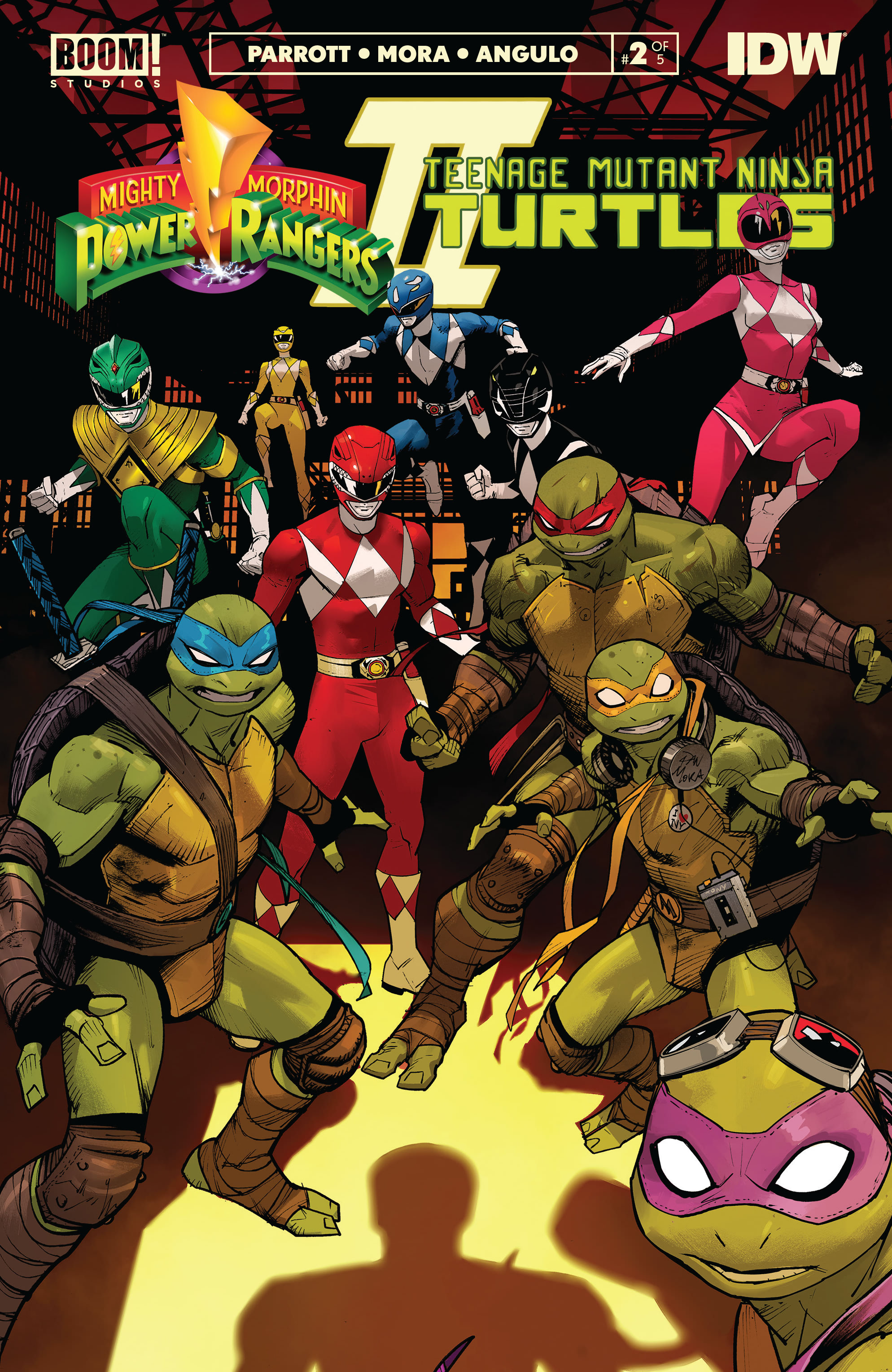 Read online Mighty Morphin Power Rangers/ Teenage Mutant Ninja Turtles II comic -  Issue #2 - 1