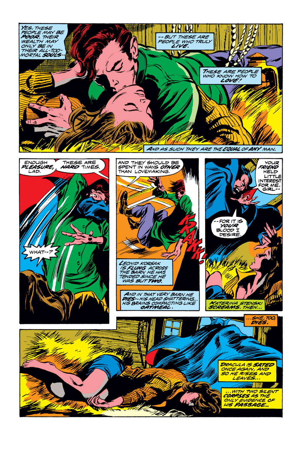 Read online Tomb of Dracula (1972) comic -  Issue #22 - 4