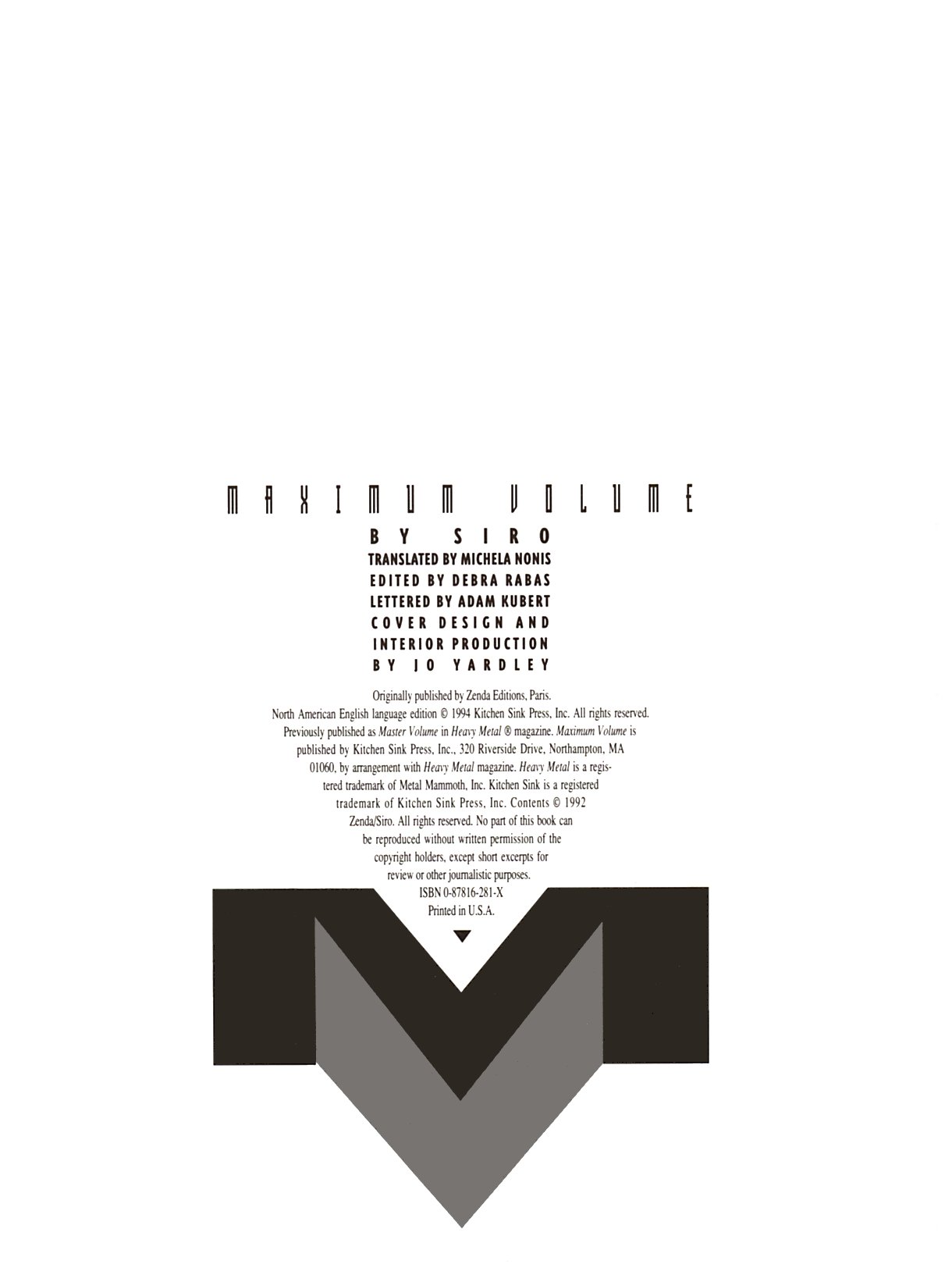 Read online Maximum Volume comic -  Issue # Full - 4