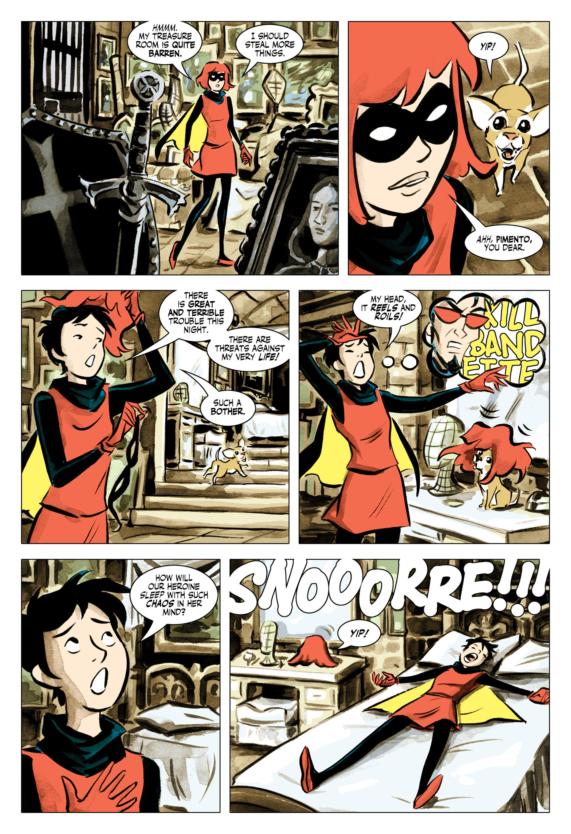 Read online Bandette (2012) comic -  Issue #5 - 6