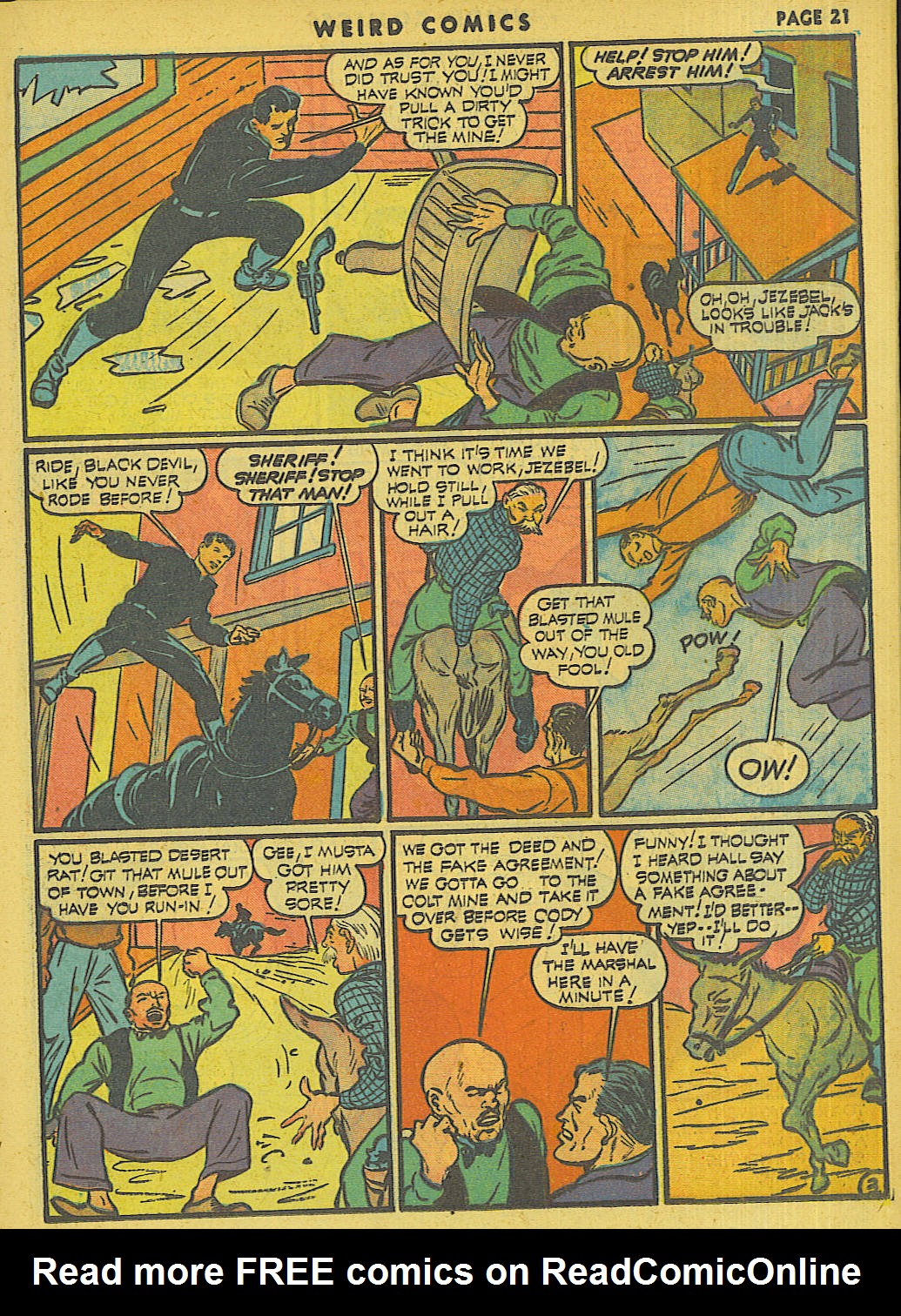 Read online Weird Comics comic -  Issue #17 - 22