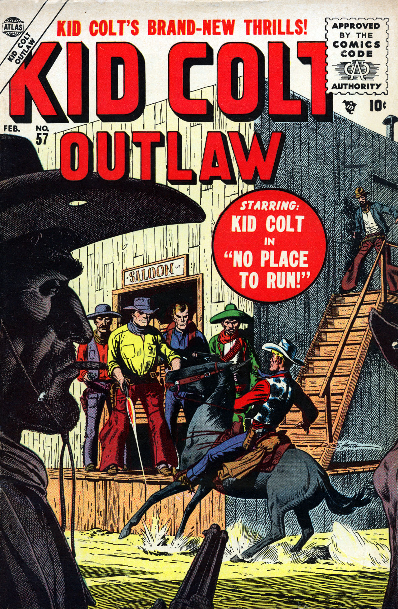Read online Kid Colt Outlaw comic -  Issue #57 - 1