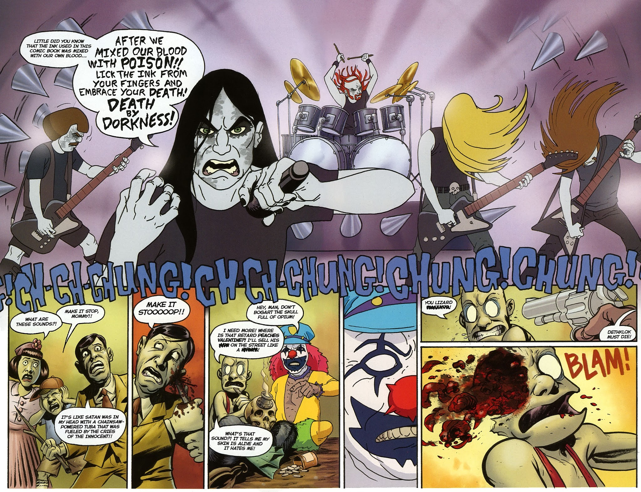 Read online Dethklok versus The Goon comic -  Issue # Full - 28