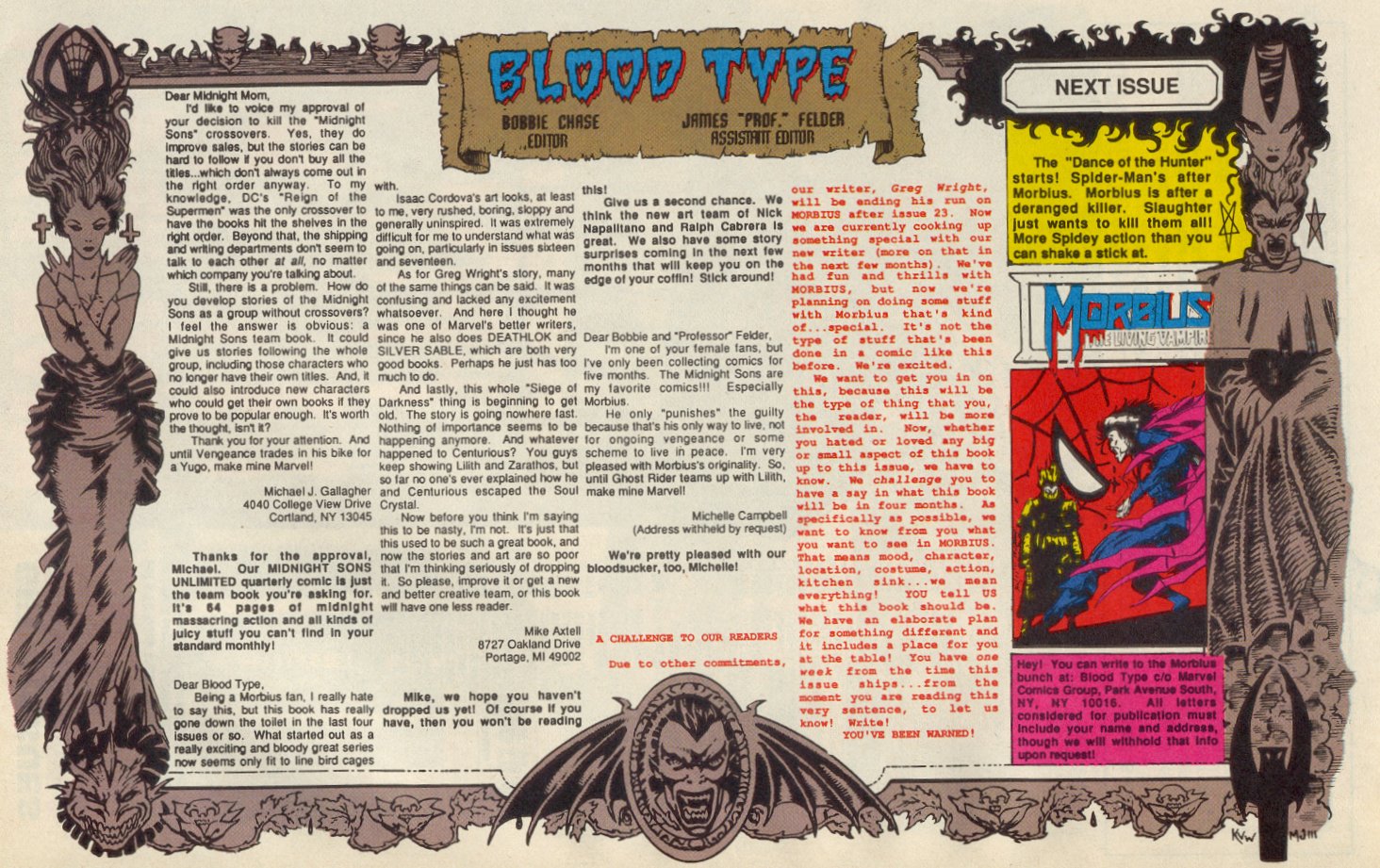 Read online Morbius: The Living Vampire (1992) comic -  Issue #20 - 25