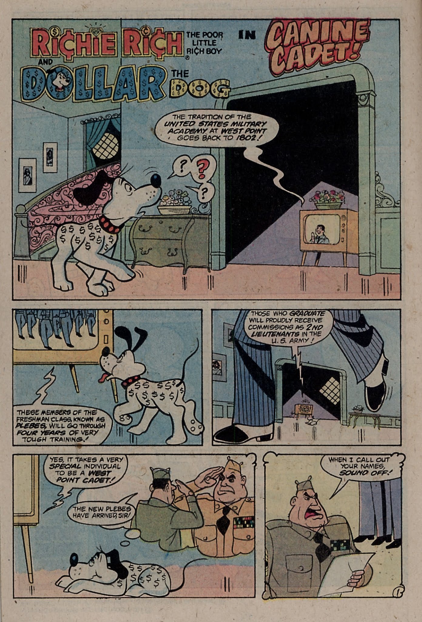 Read online Richie Rich & Dollar the Dog comic -  Issue #10 - 12