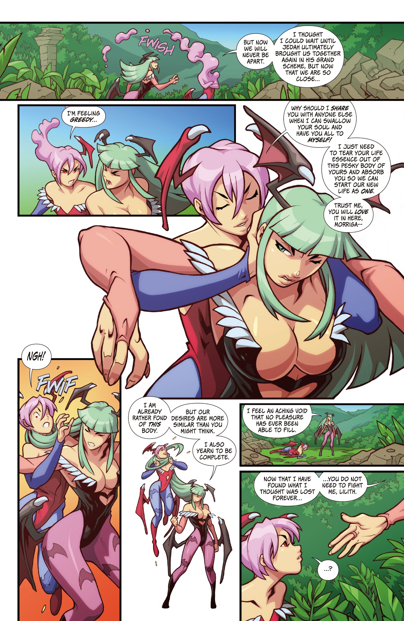 Read online Street Fighter VS Darkstalkers comic -  Issue #3 - 14