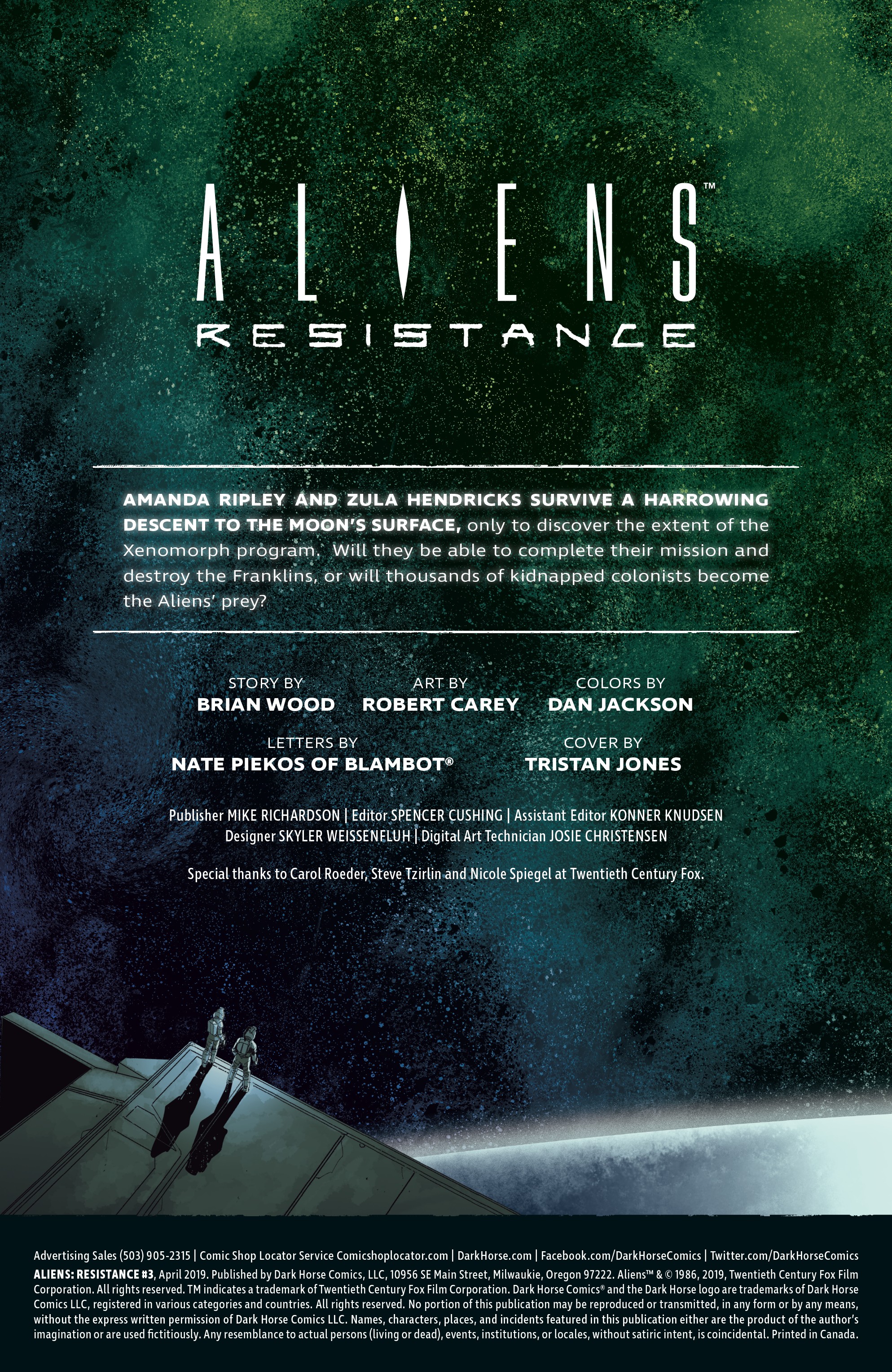 Read online Aliens: Resistance comic -  Issue #3 - 2