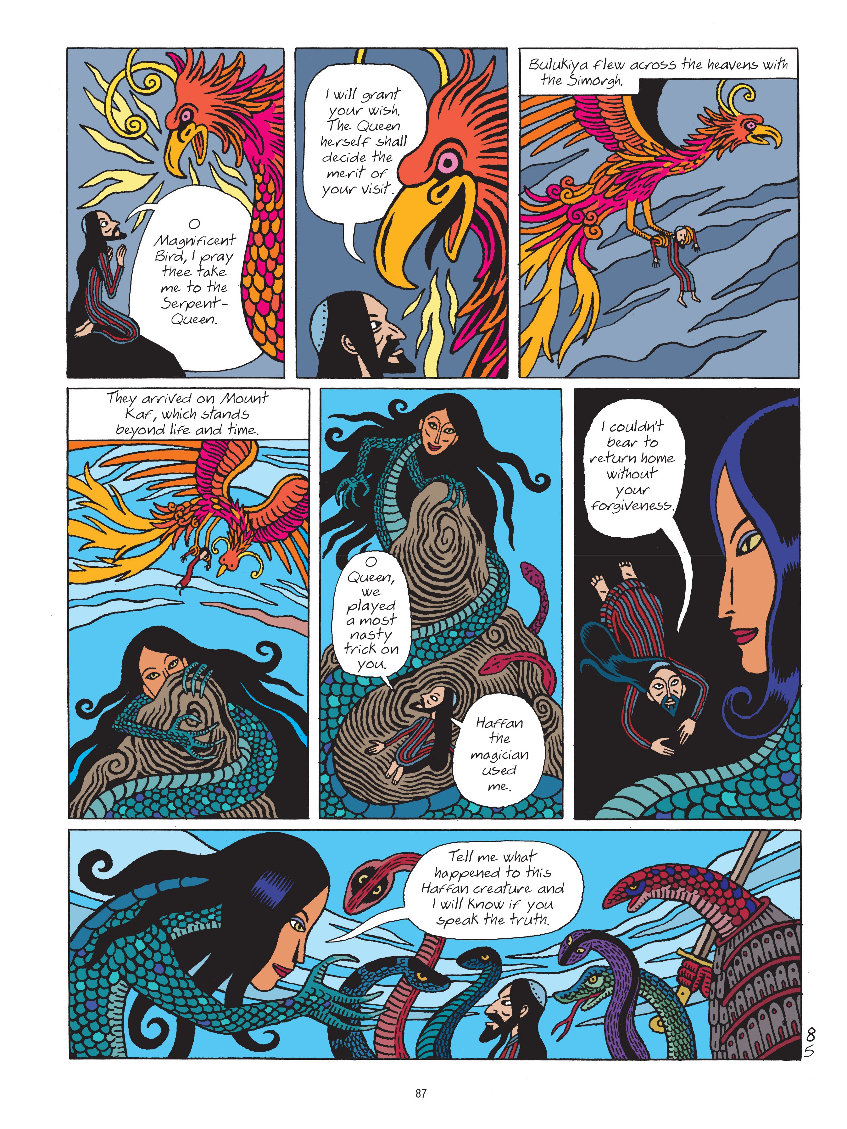 Read online A Tale of a Thousand and One Nights: HASIB & the Queen of Serpents comic -  Issue # TPB - 87