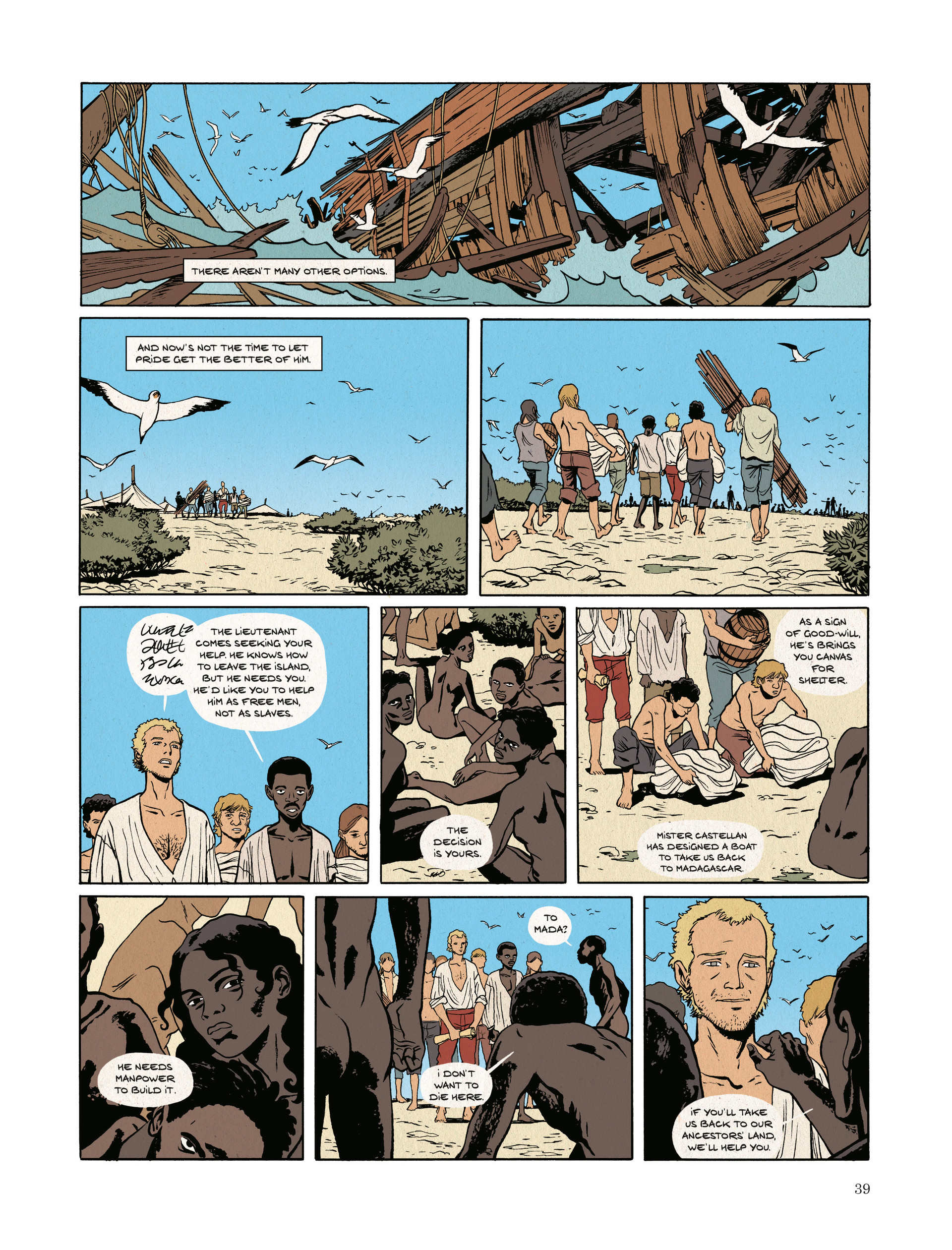 Read online The Forgotten Slaves of Tromelin comic -  Issue # TPB - 41