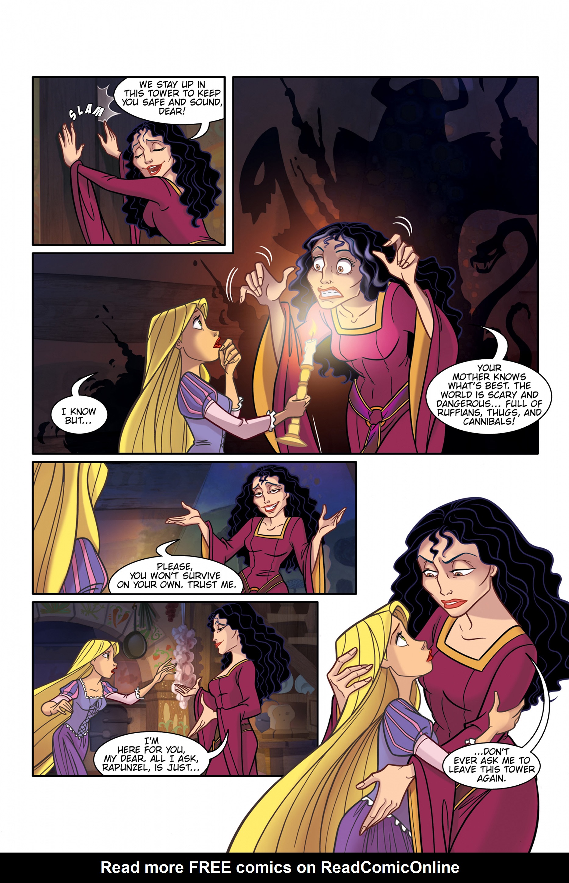 Read online Disney Tangled: The Story of the Movie in Comics comic -  Issue # Full - 13