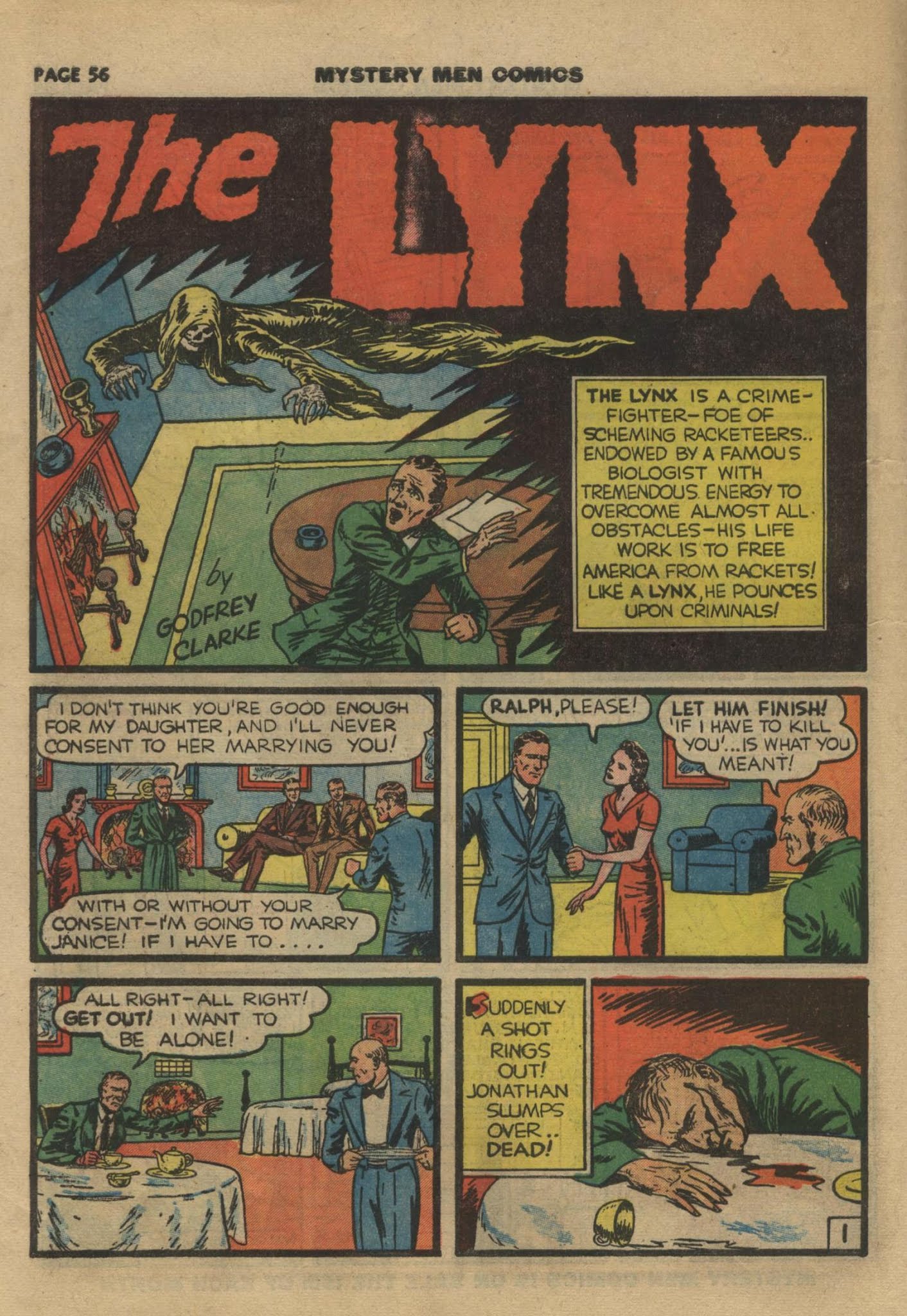 Read online Mystery Men Comics comic -  Issue #15 - 58