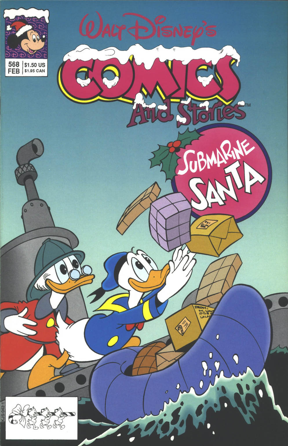 Read online Walt Disney's Comics and Stories comic -  Issue #568 - 1