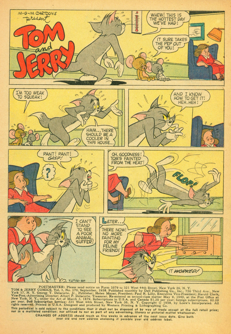 Read online Tom & Jerry Comics comic -  Issue #170 - 3