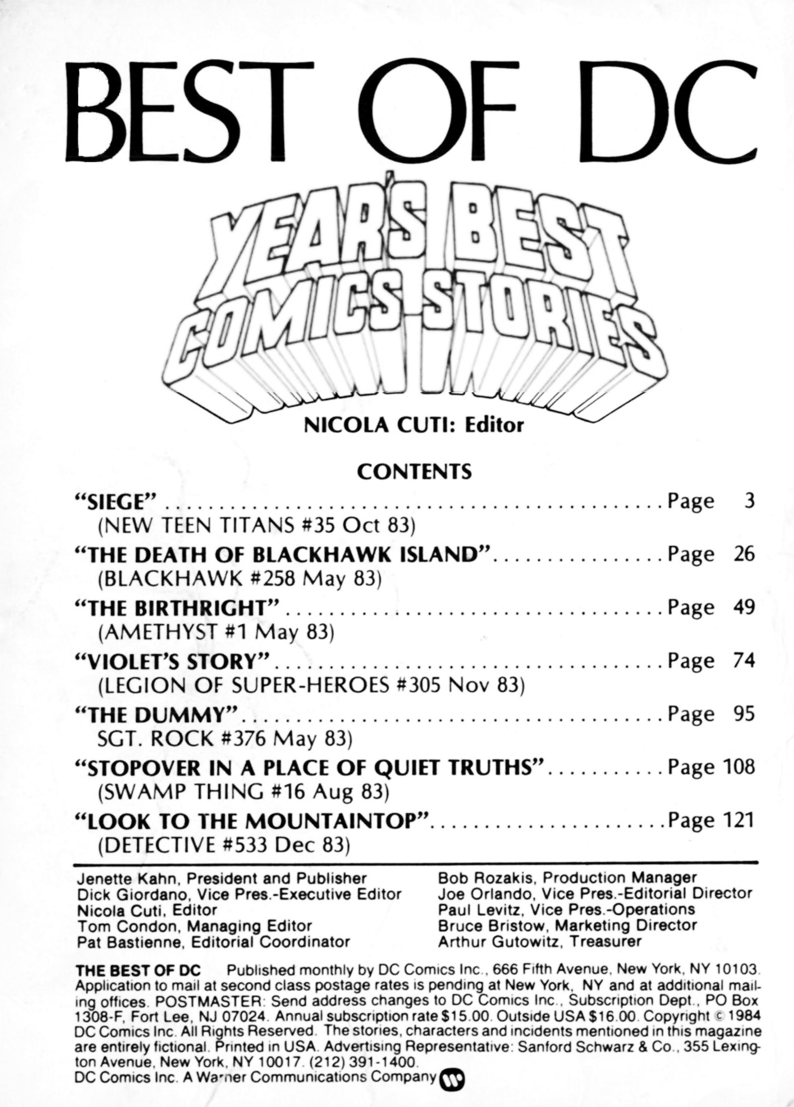 Read online The Best of DC comic -  Issue #52 - 2