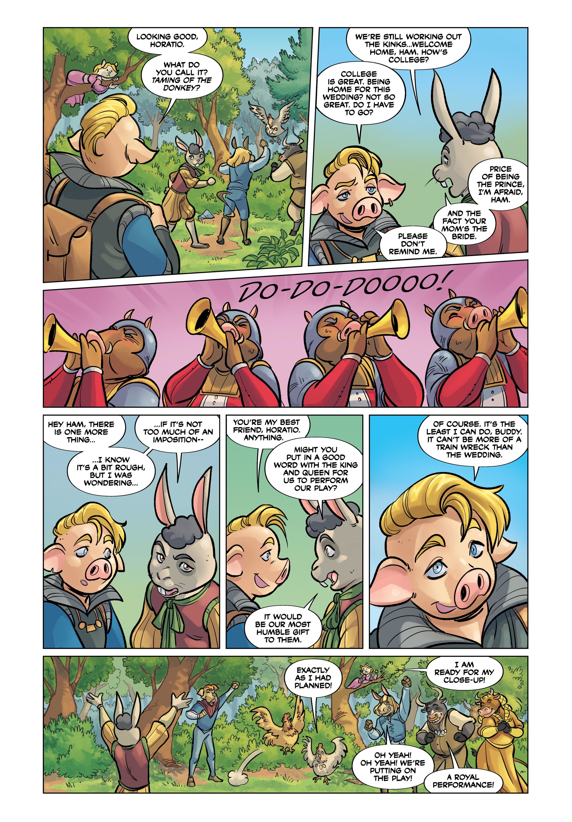 Read online Ham-let: A Shakespearean Mash-up comic -  Issue # Full - 12